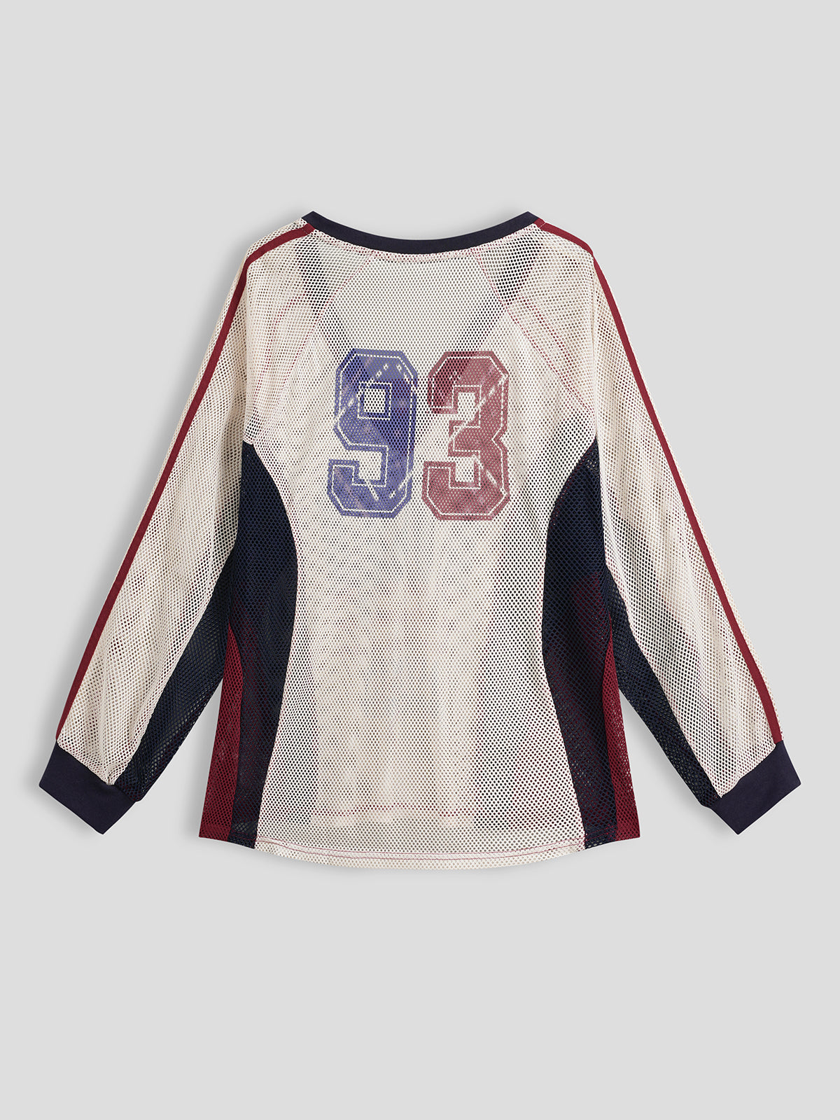 Layer Play Mesh Top – Cream Mix