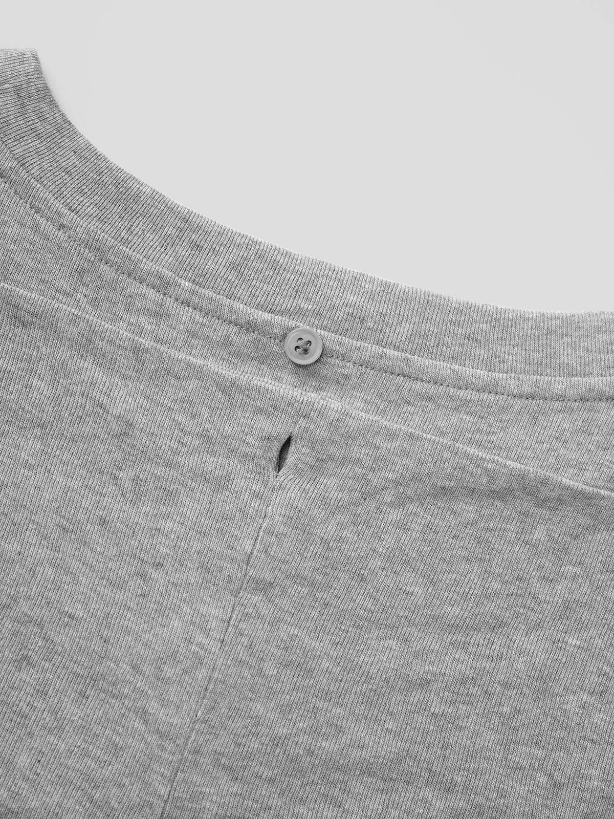 Switch Signal Scarf Tee – Cloud Gray