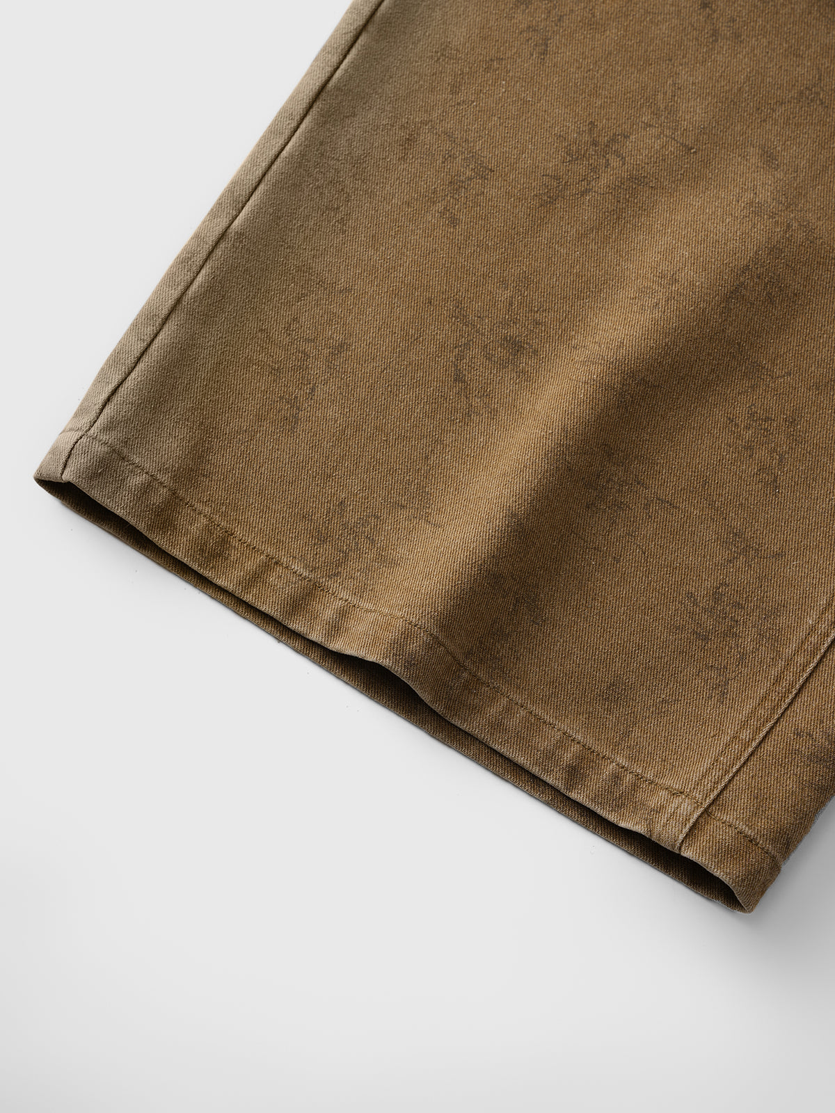 Brick Lane Wide-leg Texture Print Relaxed Pants - Brown
