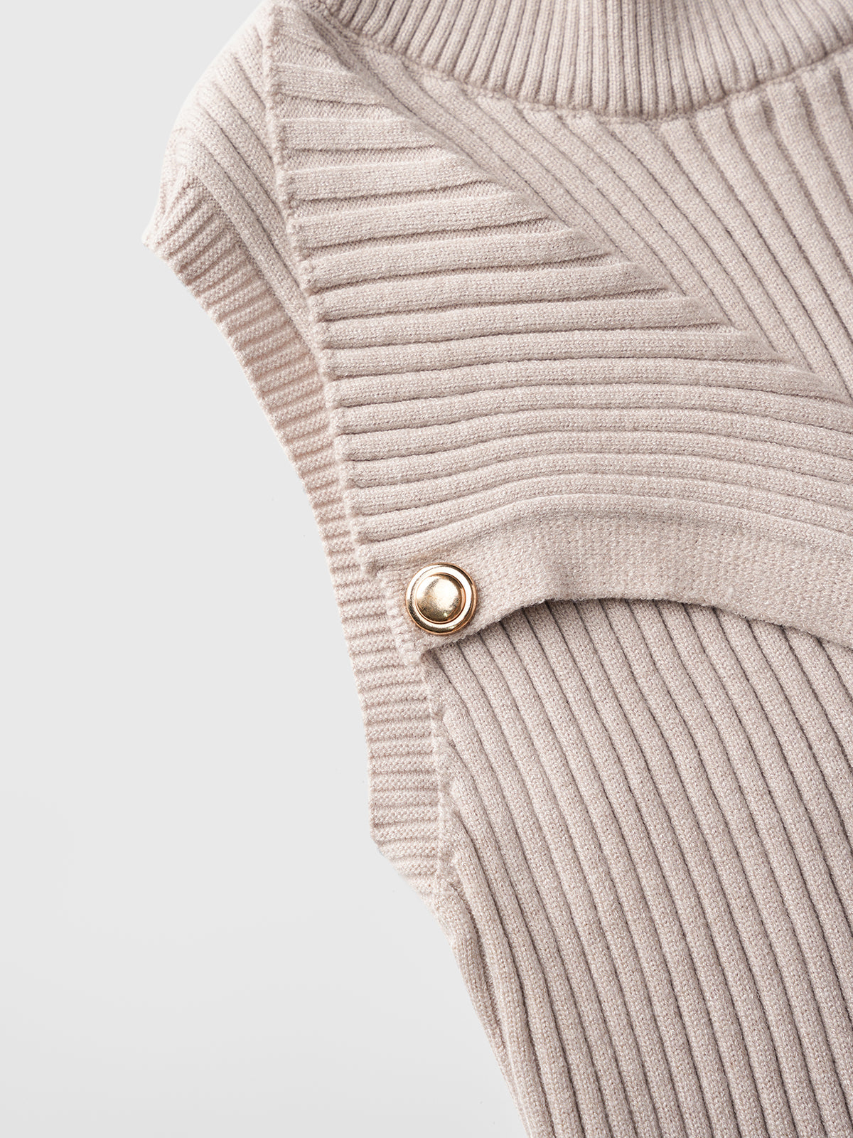 Dolled Office Skimming Asymmetric Stripe Vest Top - Pink