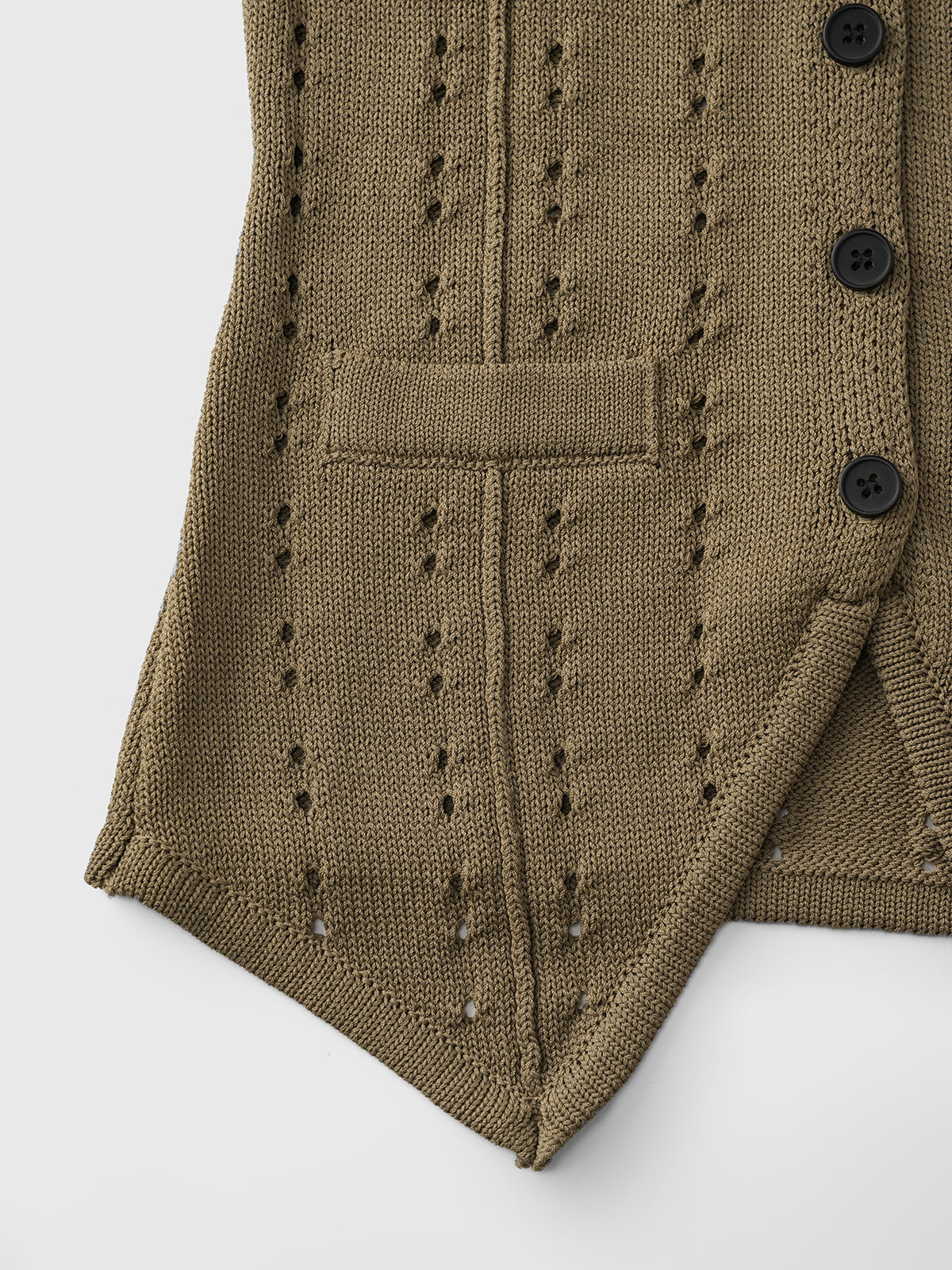 Dolled Office Skimming Plaid Utility Vest - Brown