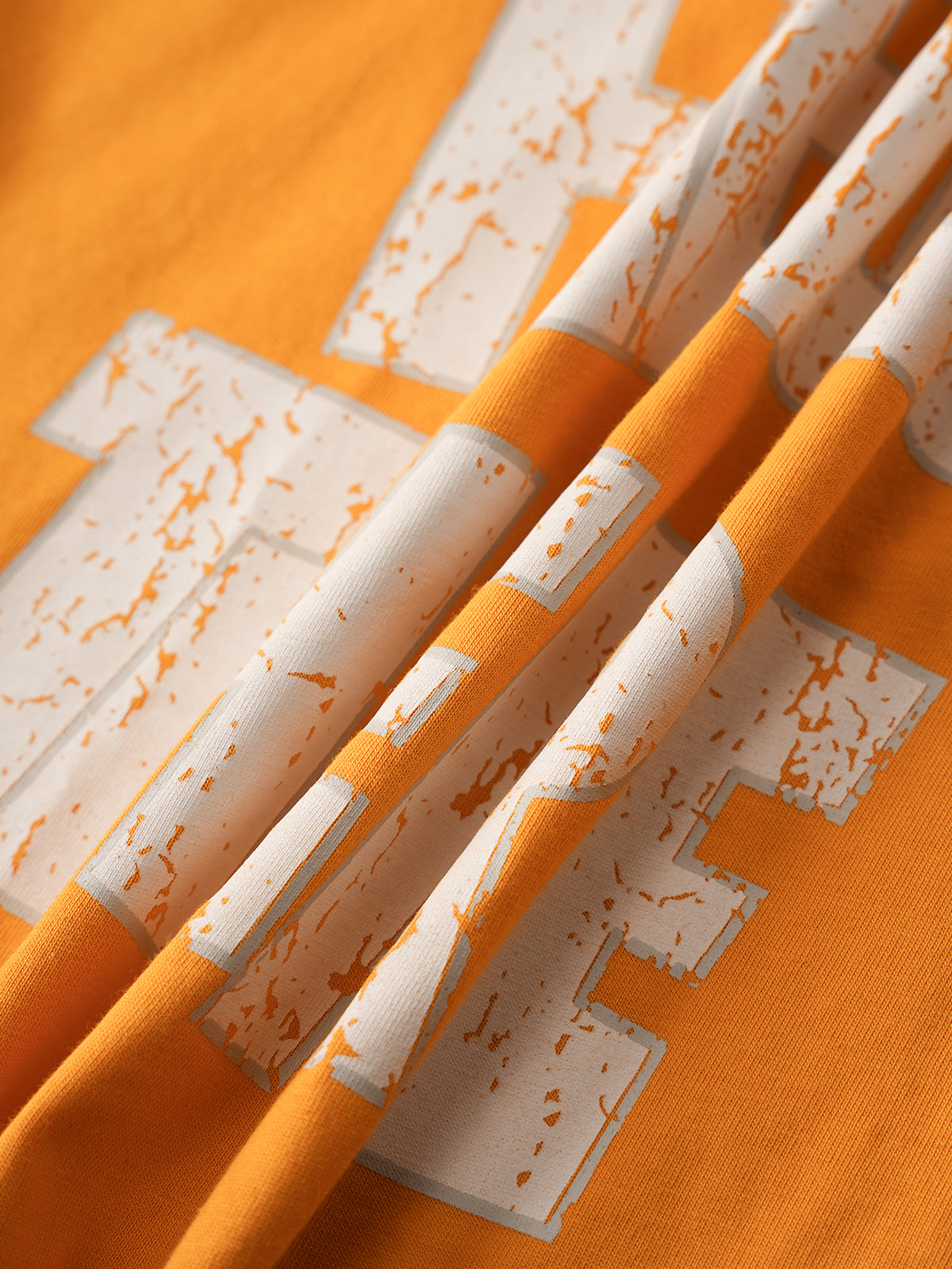 Brick Lane Baggy Typography Graphic Boxy Tee - Yellow