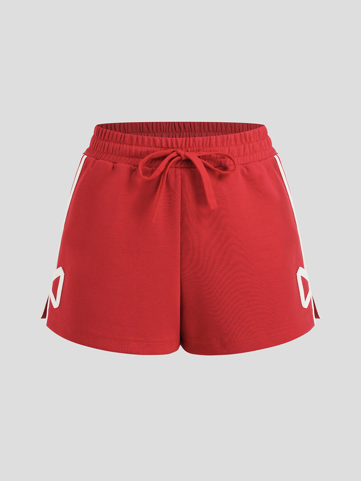 Scoreline Ribbon Shorts – Cherry Court