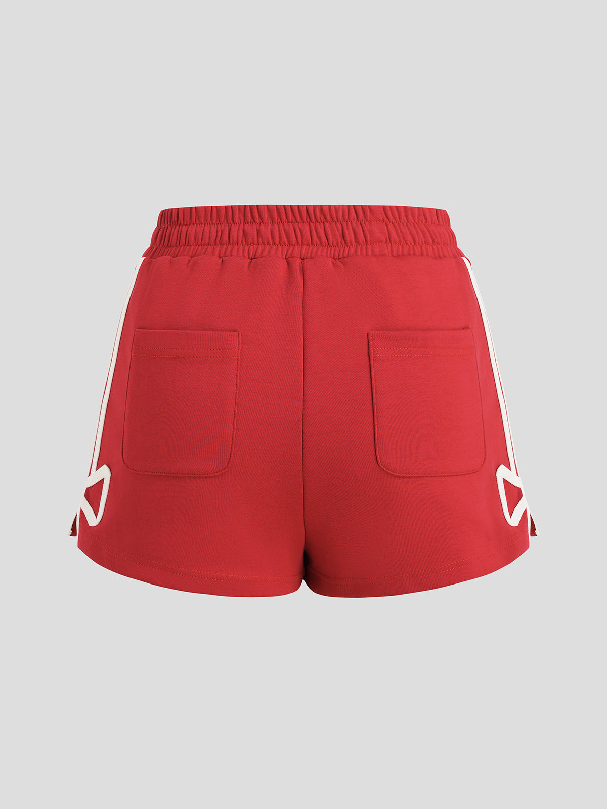 Scoreline Ribbon Shorts – Cherry Court