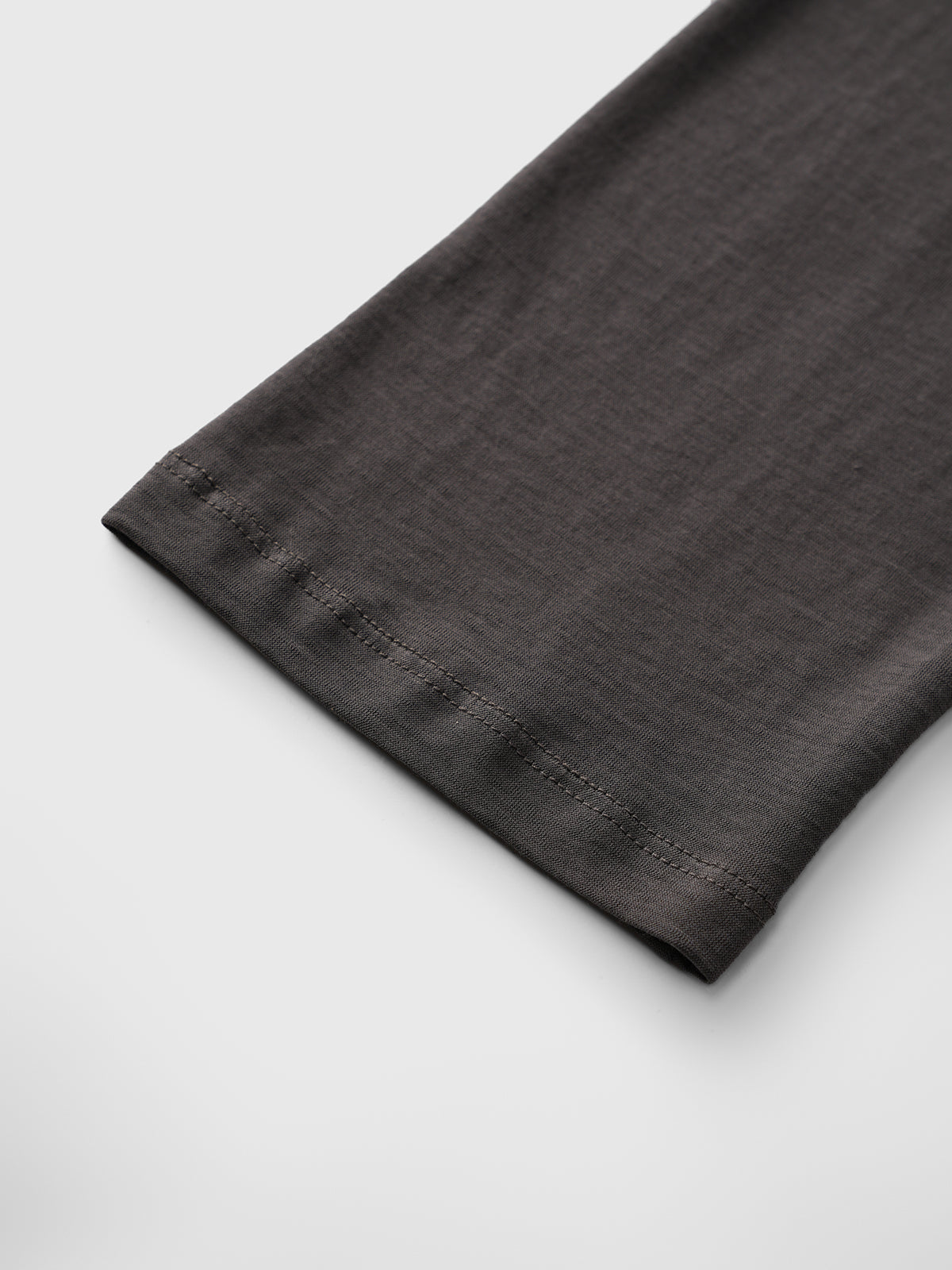 Brick Lane Baggy Abstract Lettering Graphic Long Sleeve - Charcoal