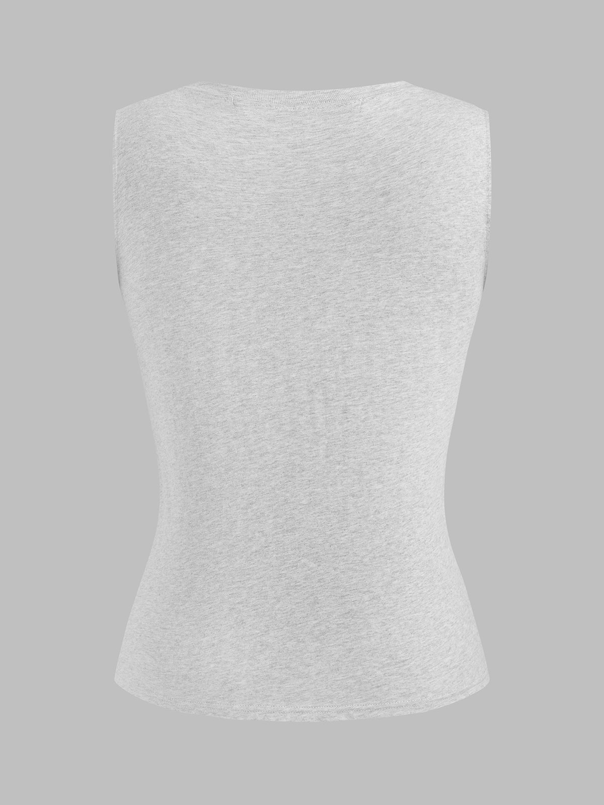 To-Do Bow Tank – Ash Latte