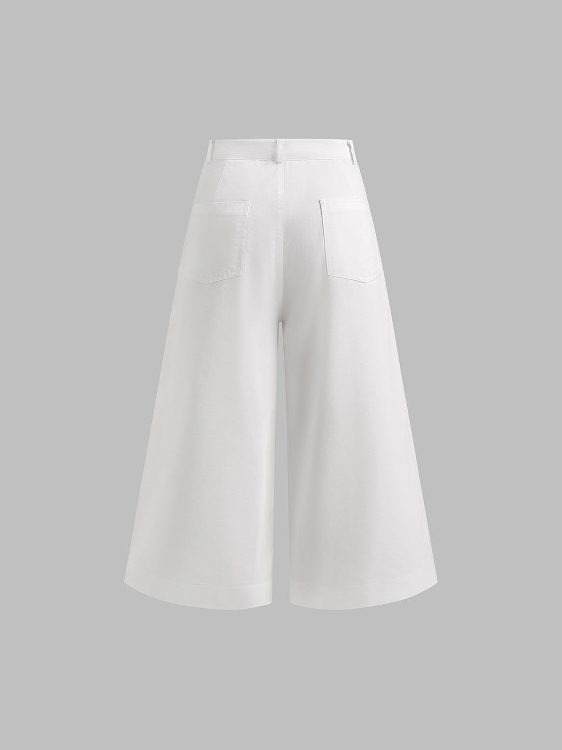 Brick Lane Straight Textured Knee-length Shorts - White