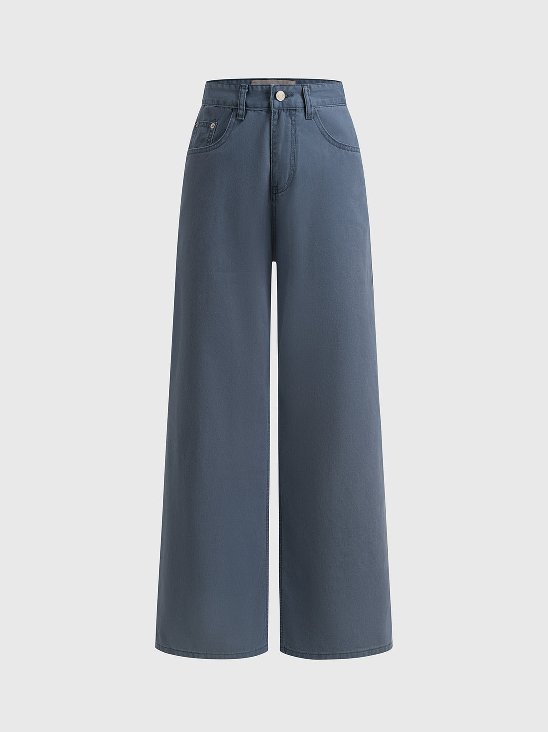 Brick Lane Straight Washed Indigo Denim Jeans - Blue
