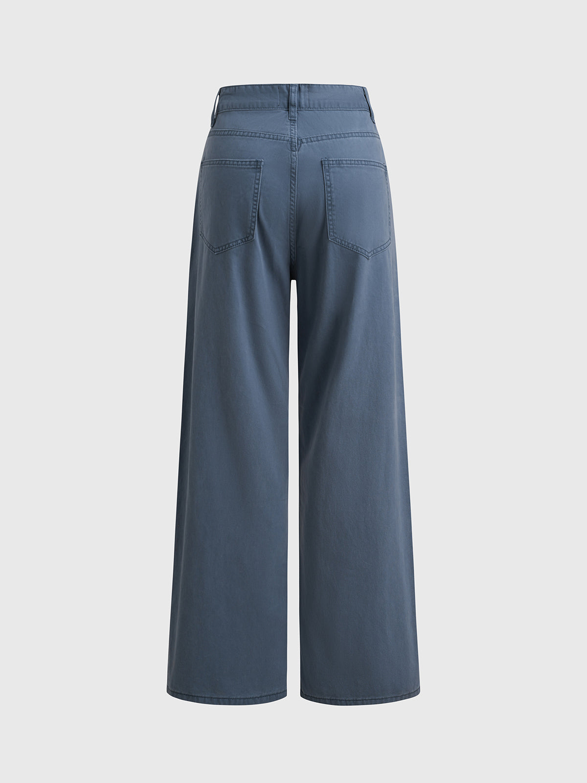 Brick Lane Straight Washed Indigo Denim Jeans - Blue