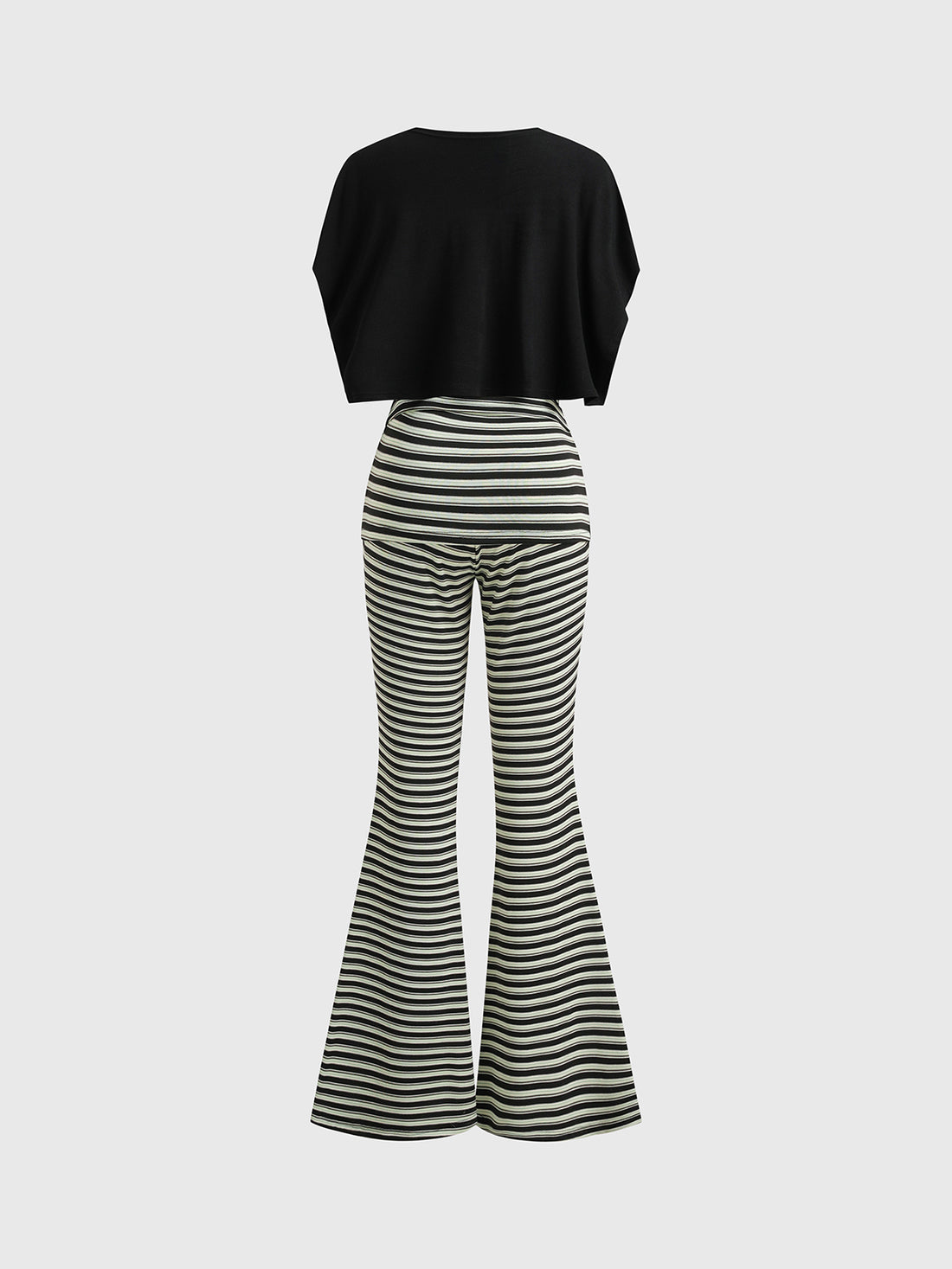 Brick Lane Check Plaid Patchwork Jumpsuit Set - Mono
