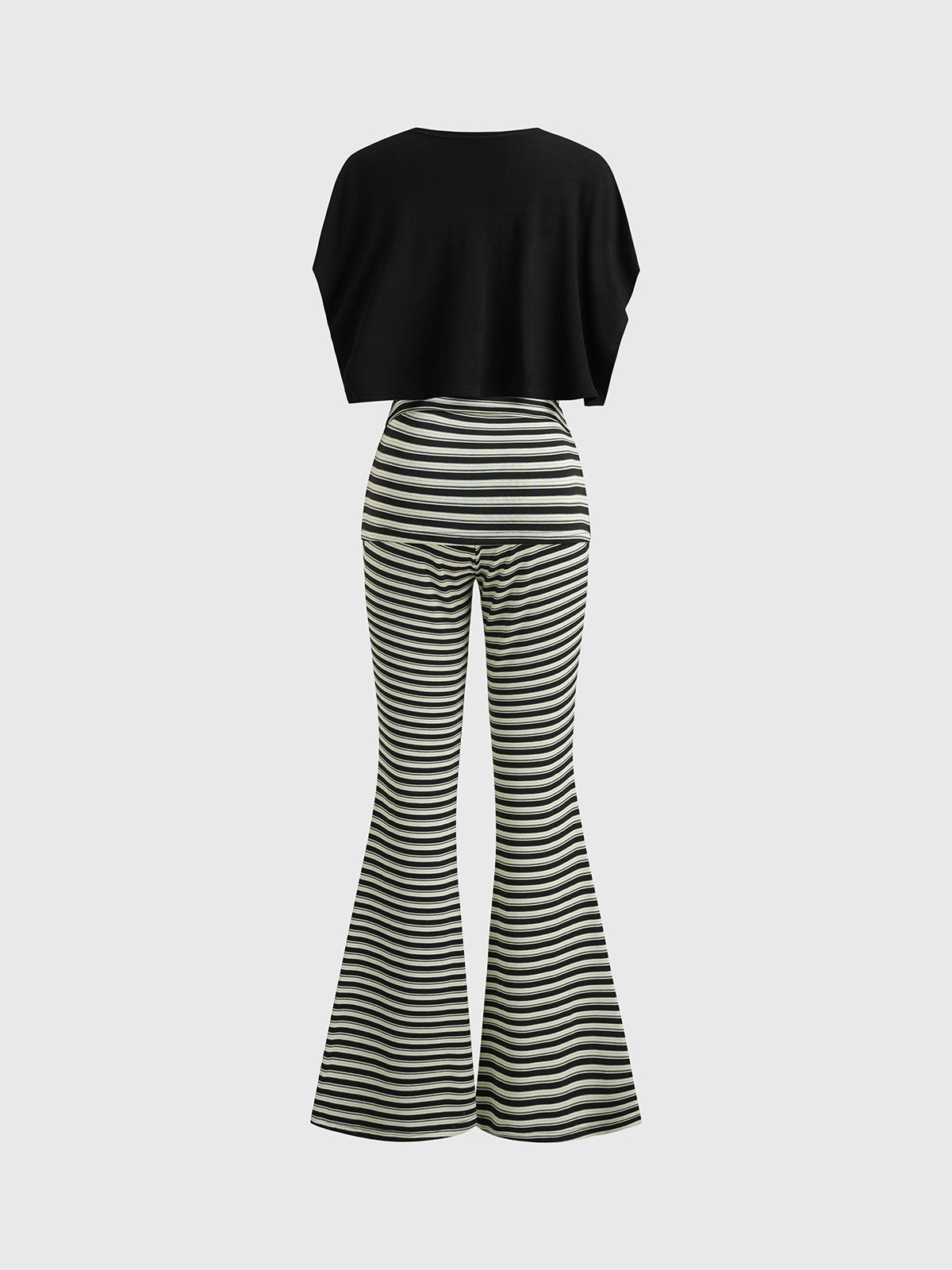 Brick Lane Check Plaid Patchwork Jumpsuit Set - Mono