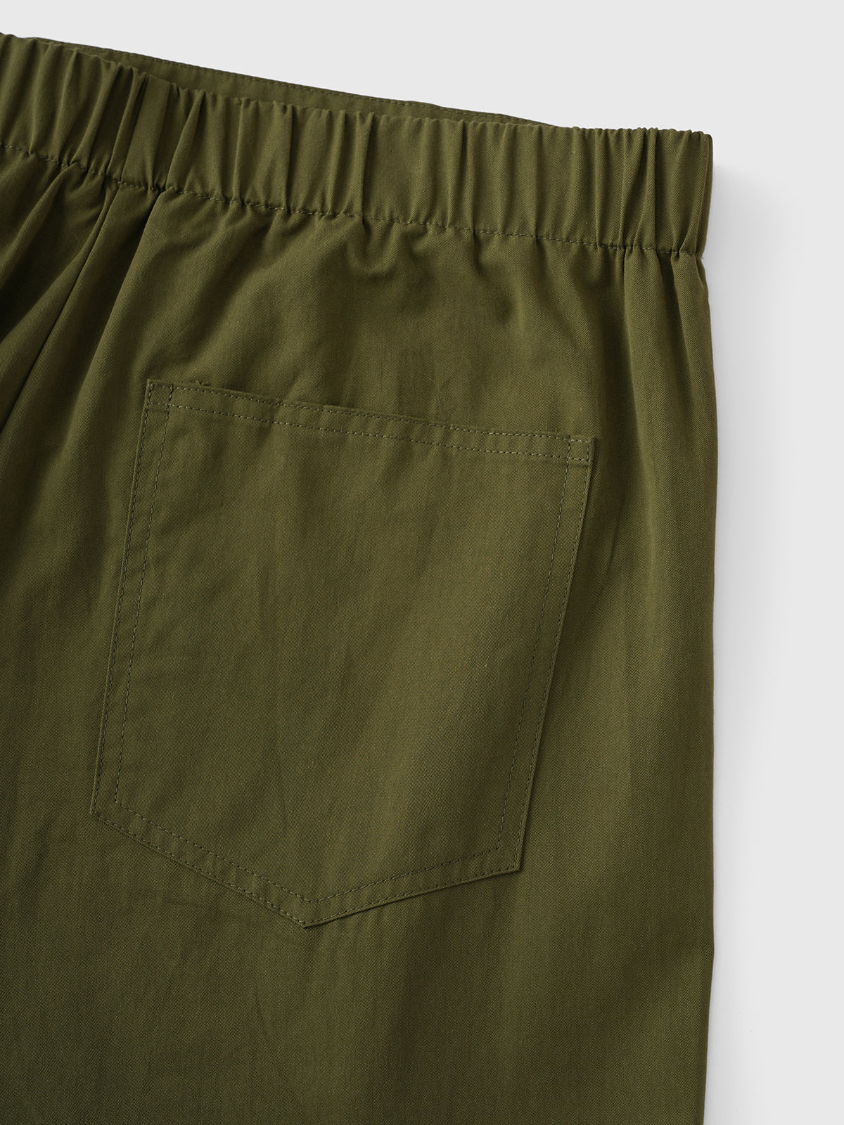 Brick Lane Straight Utility Cargo Pants - Olive Green