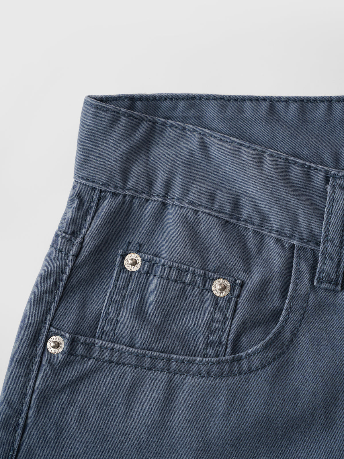 Brick Lane Straight Washed Indigo Denim Jeans - Blue