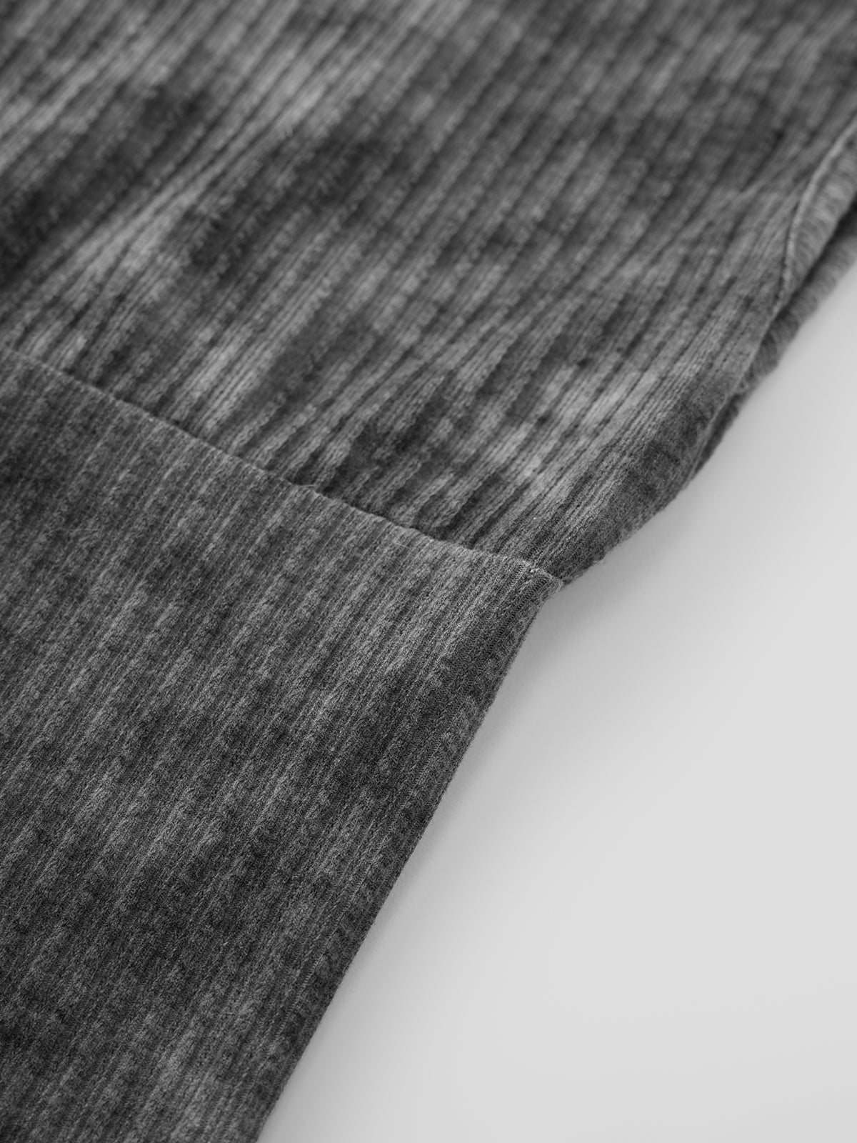 No Comment Off-shoulder Tee - Smoke Gray