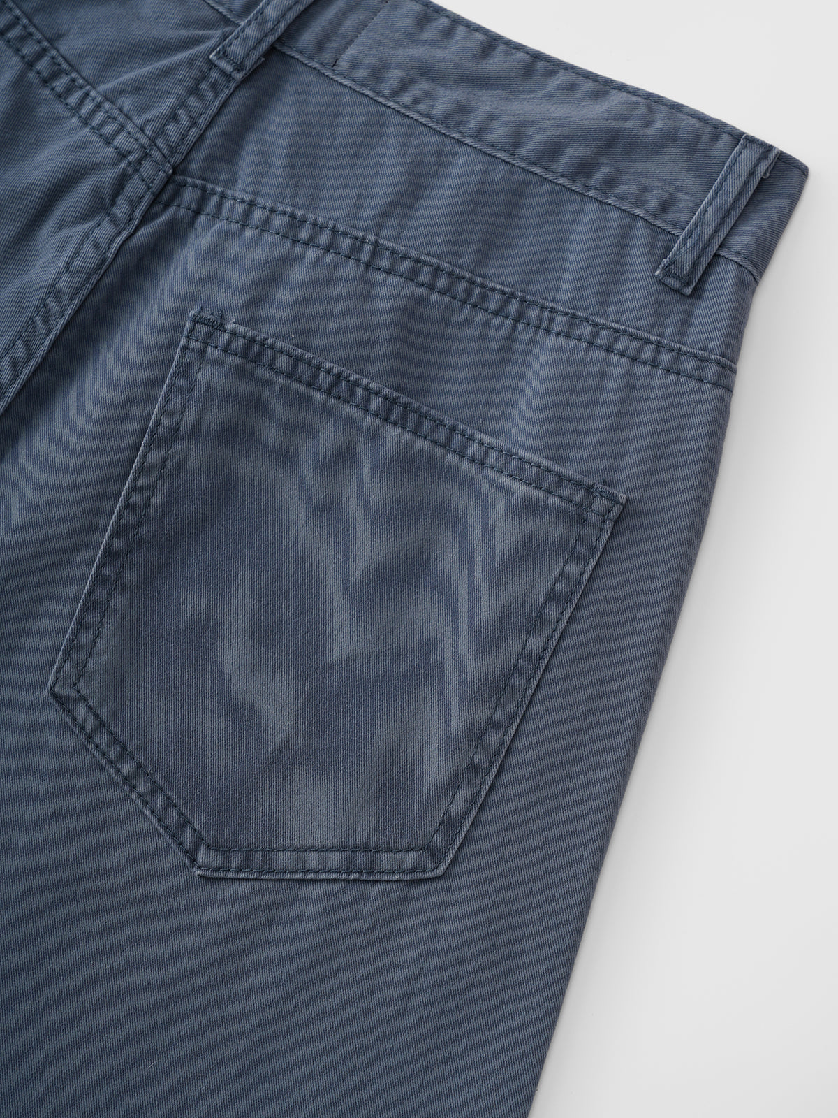 Brick Lane Straight Washed Indigo Denim Jeans - Blue