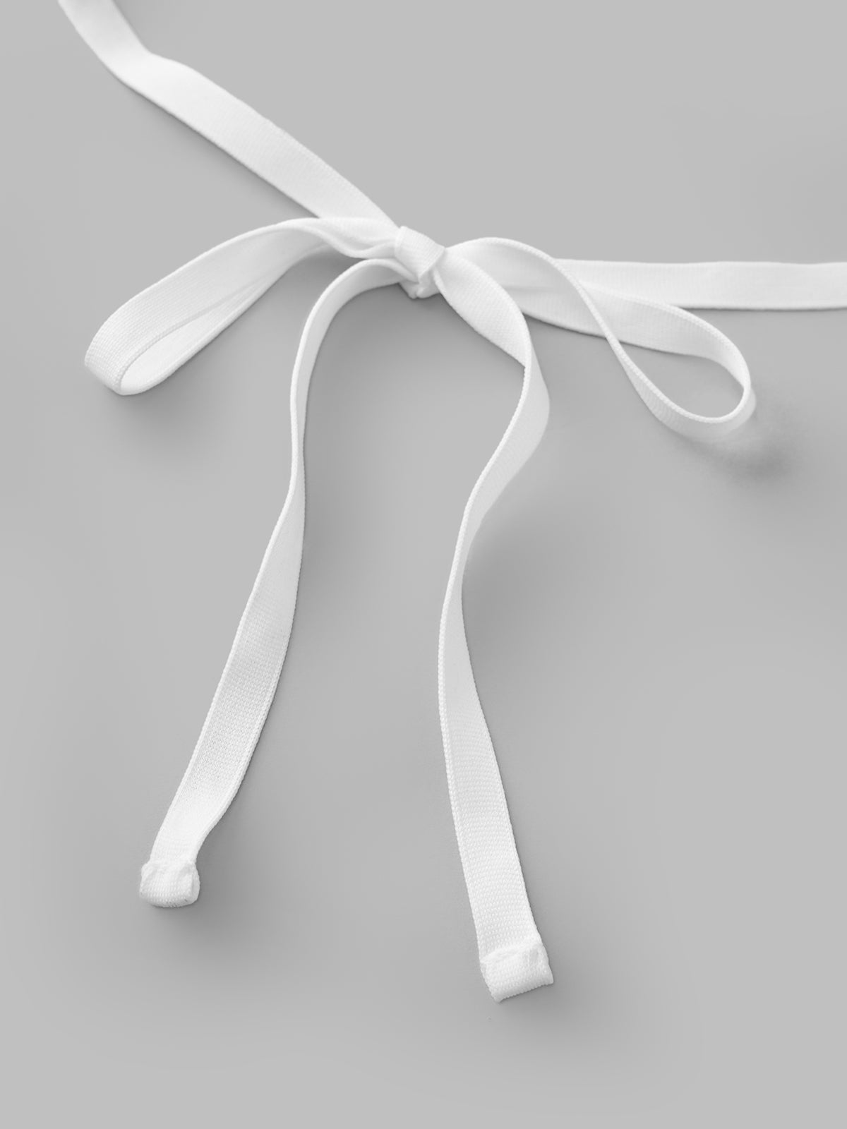 Ribbon Serve Halter – Grey Haze