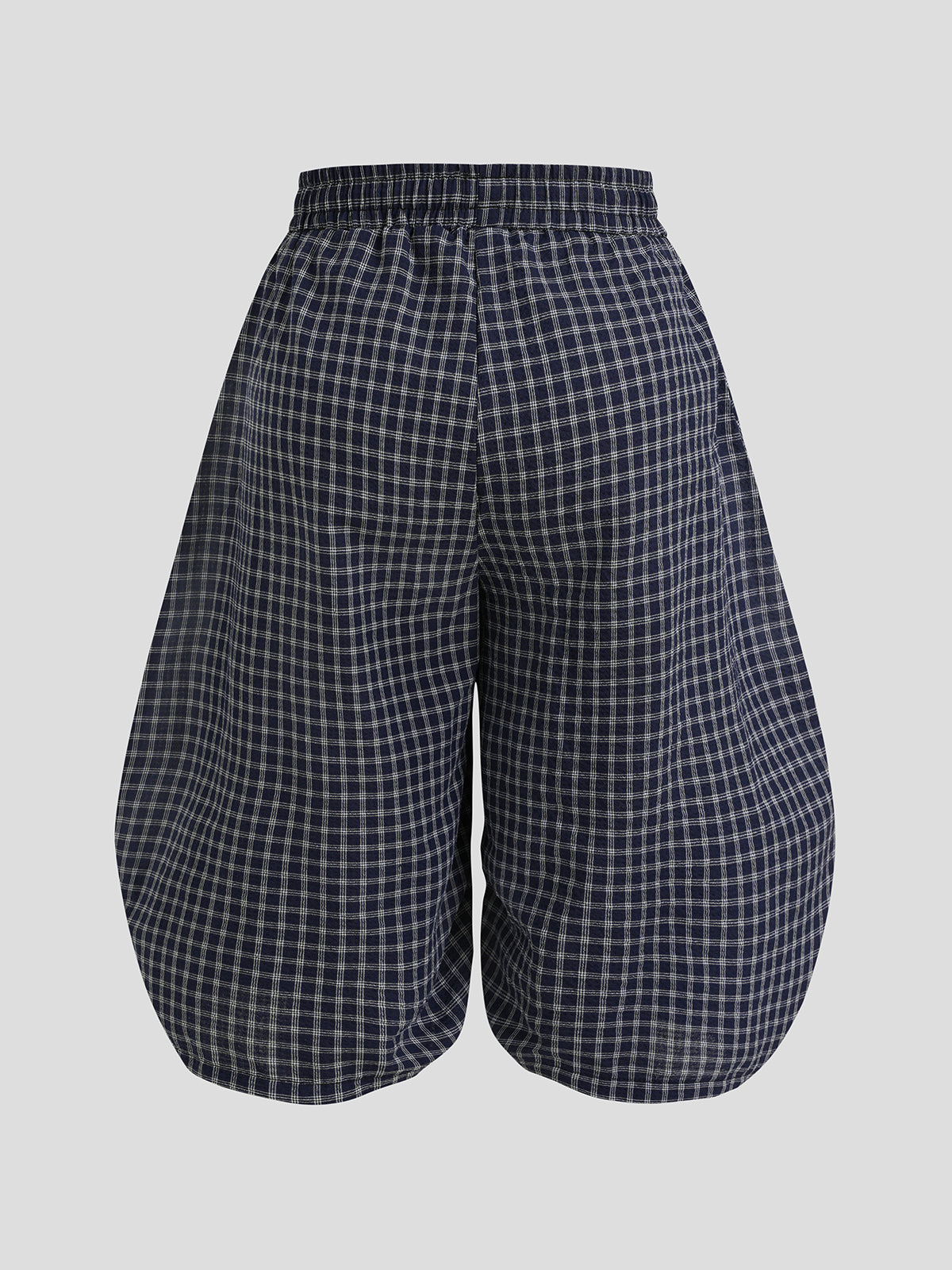 Library Bounce Shorts – Check Navy