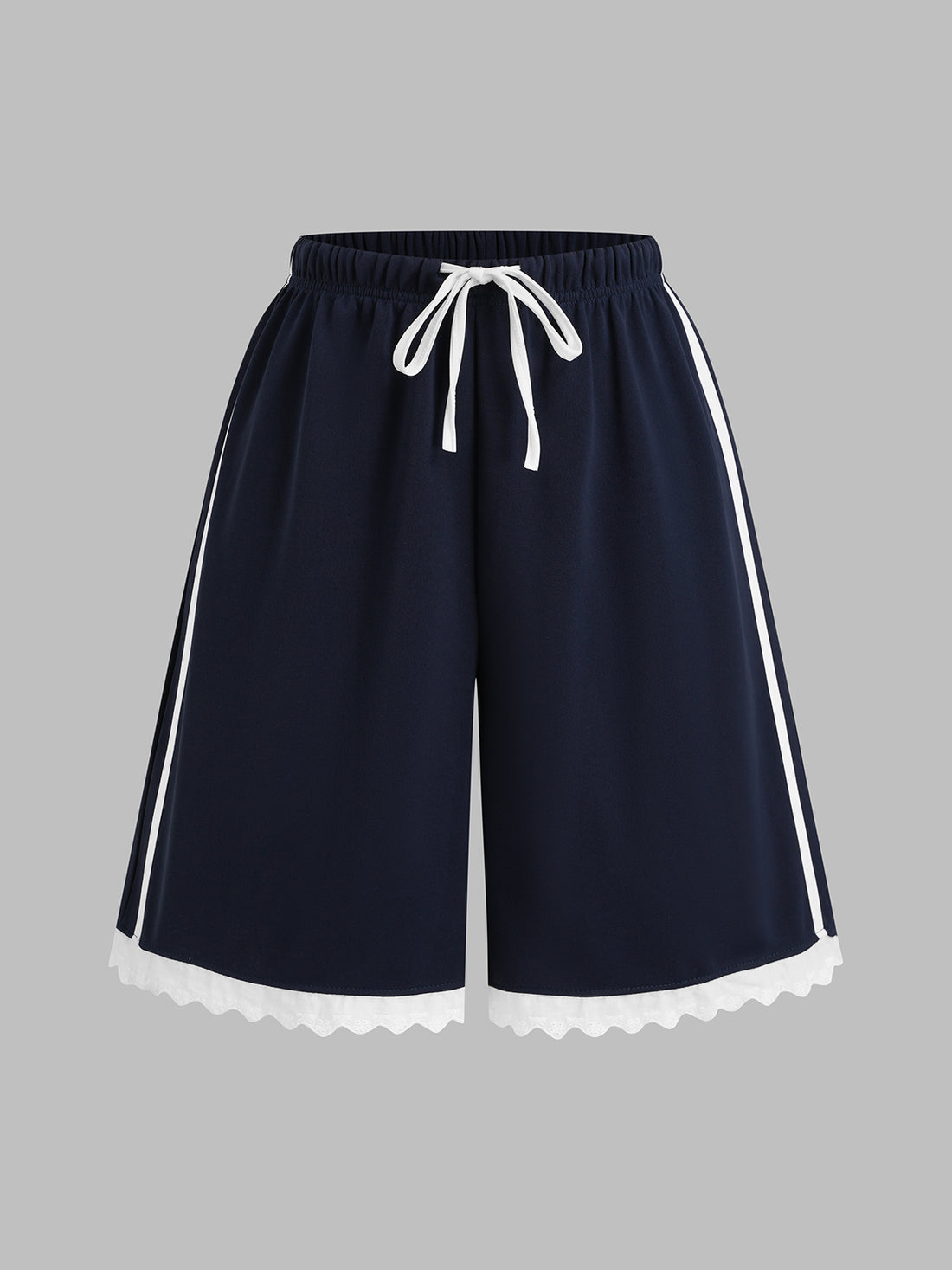 Benchwarmer Lace Shorts – Navy