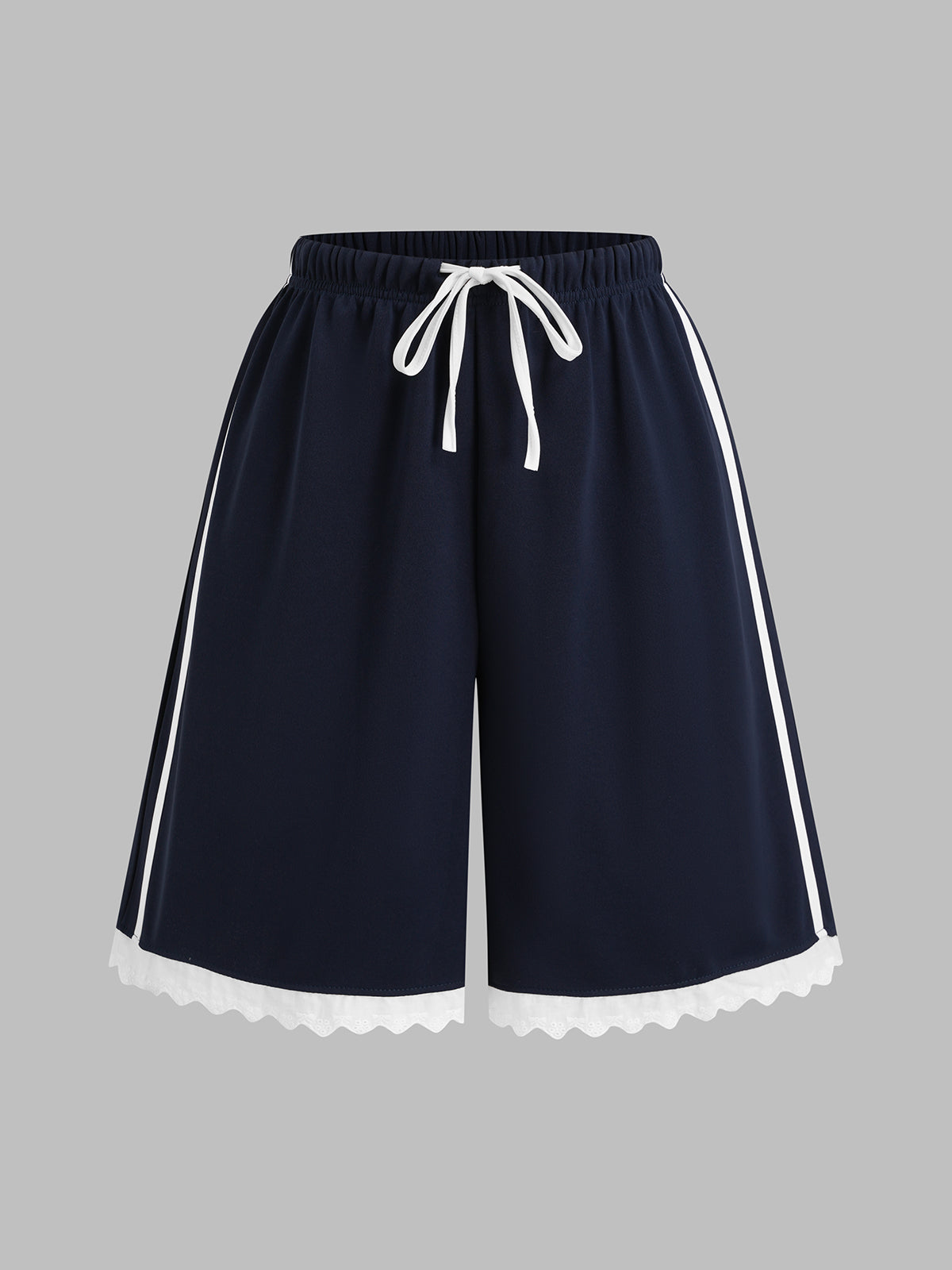 Benchwarmer Lace Shorts – Navy