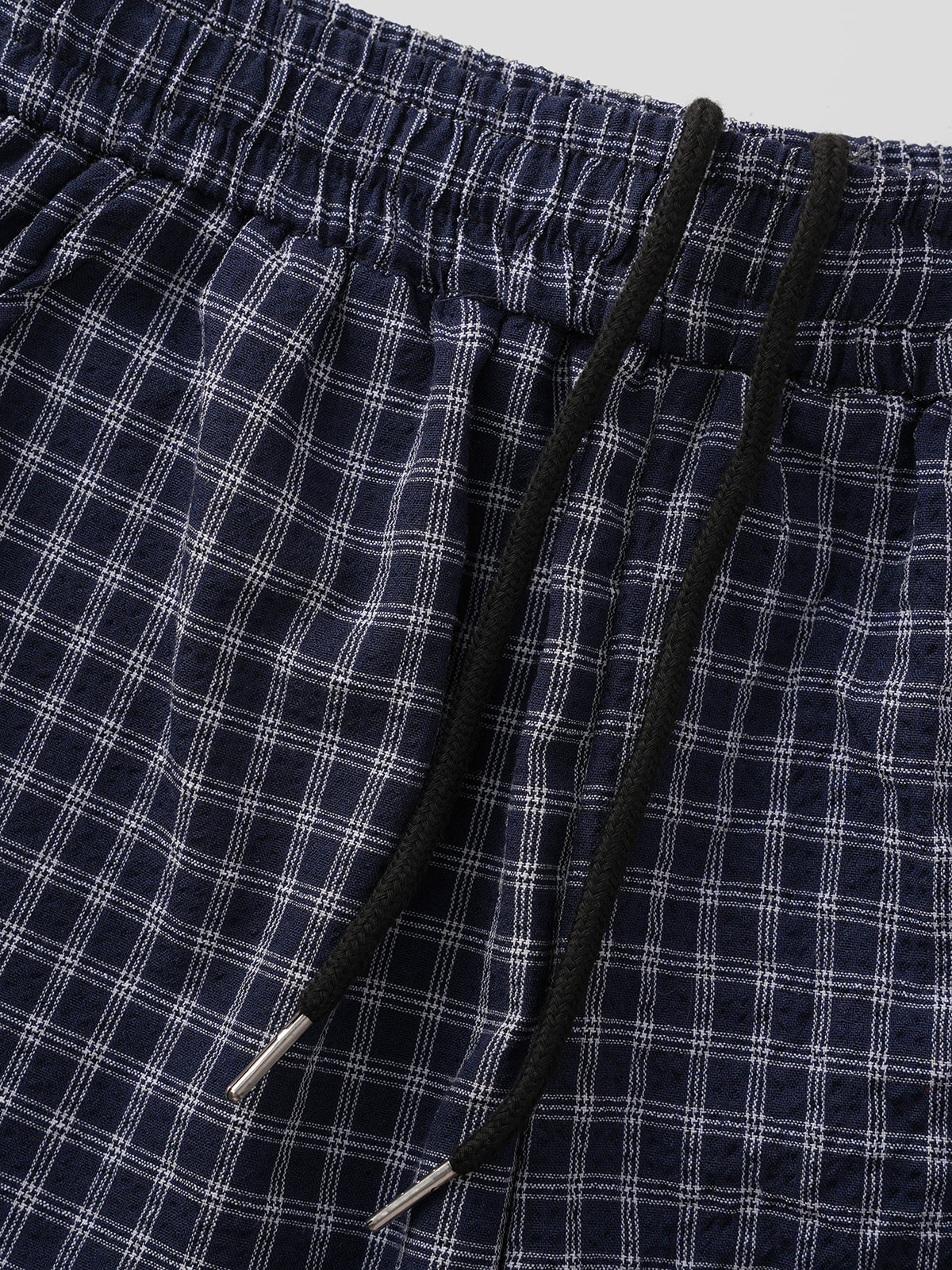 Library Bounce Shorts – Check Navy