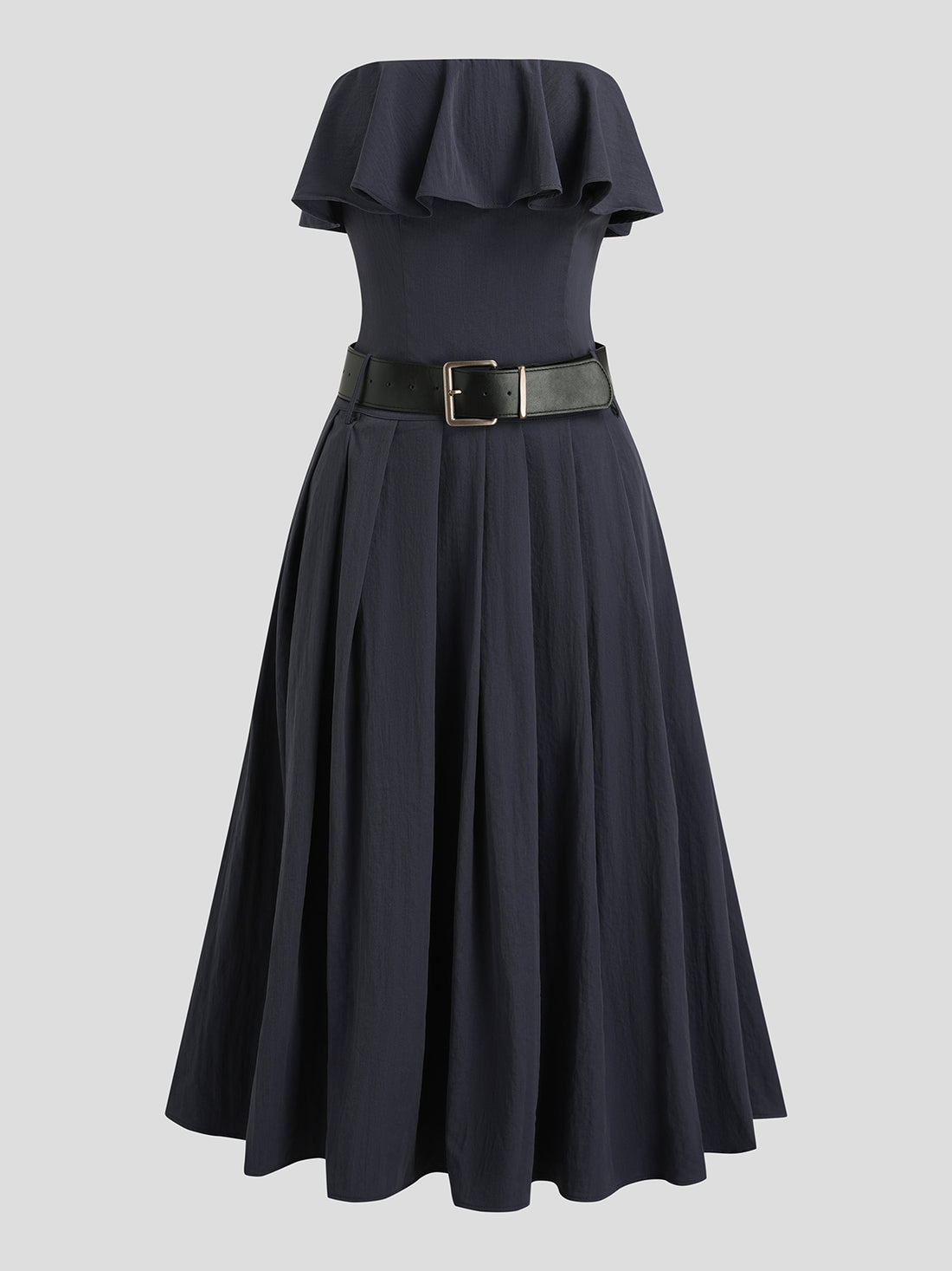 Cloudskip Ruffle Dress – Midnight Spin