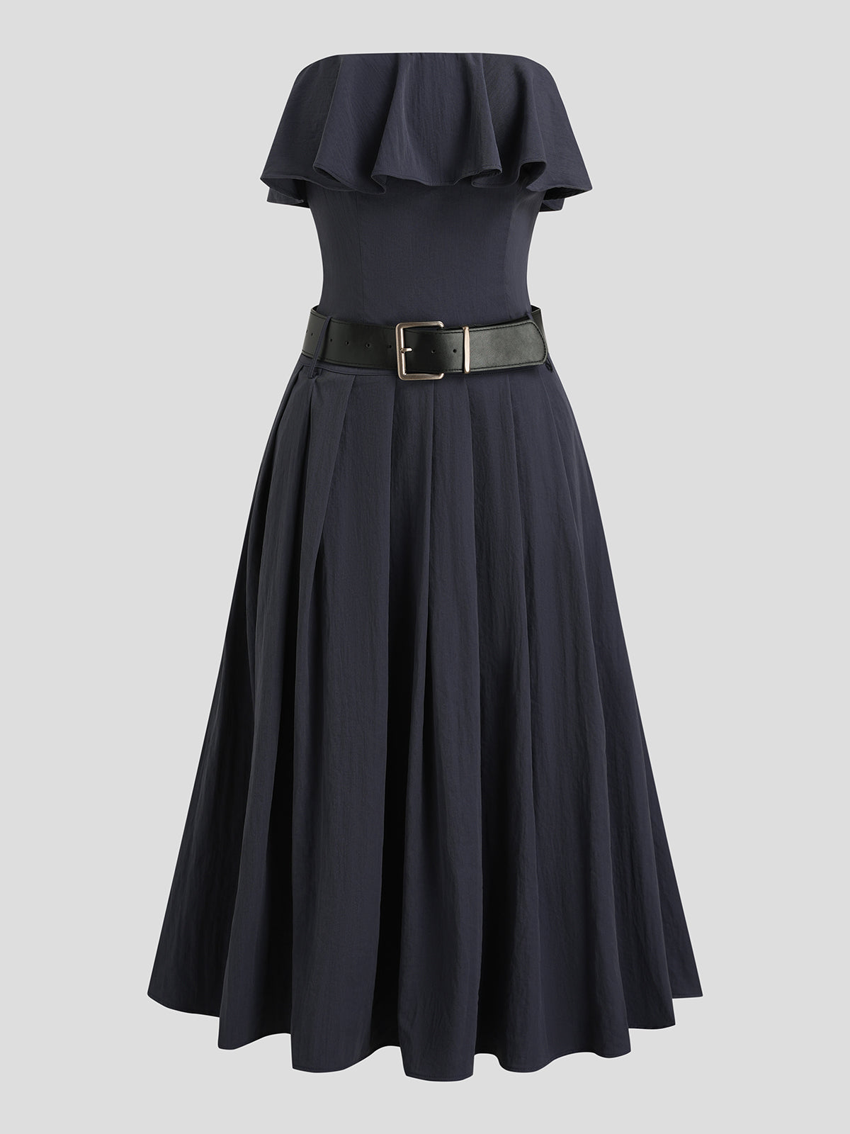 Cloudskip Ruffle Dress – Midnight Spin