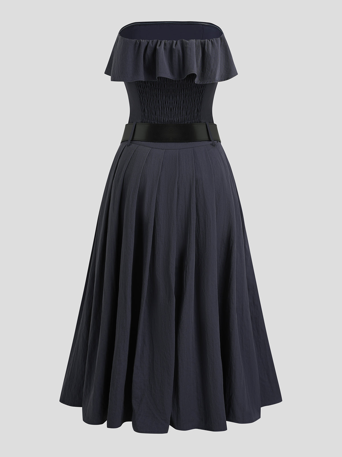 Cloudskip Ruffle Dress – Midnight Spin