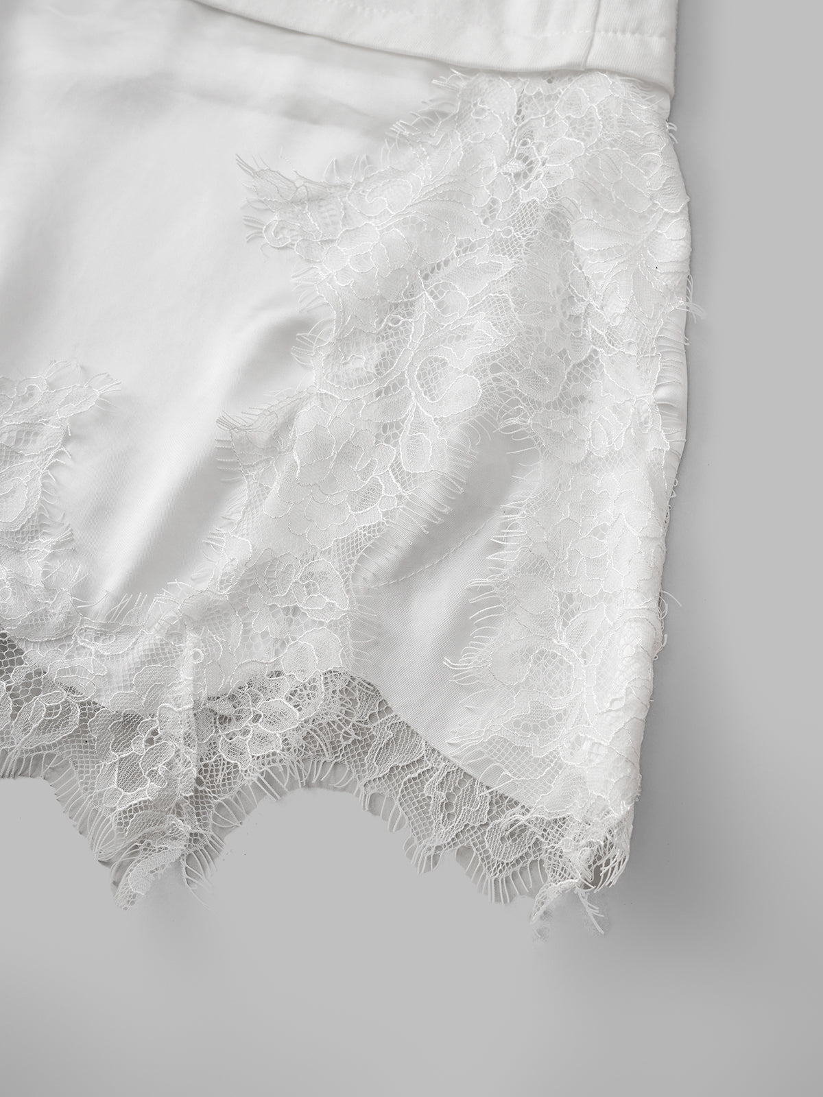 Brick Lane Loose Lace T-Shirt - White