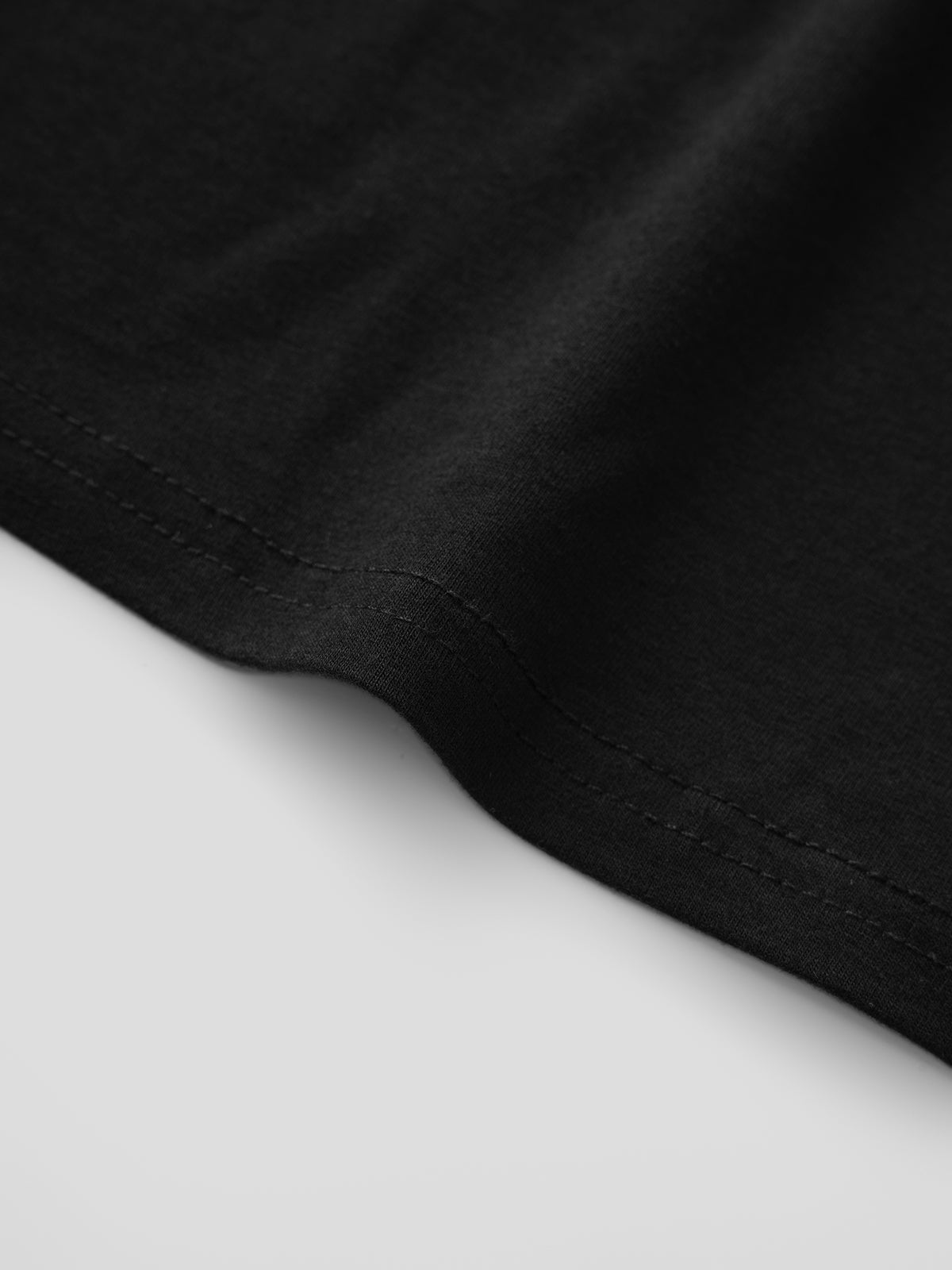 Crush Button Dress - Soft Black