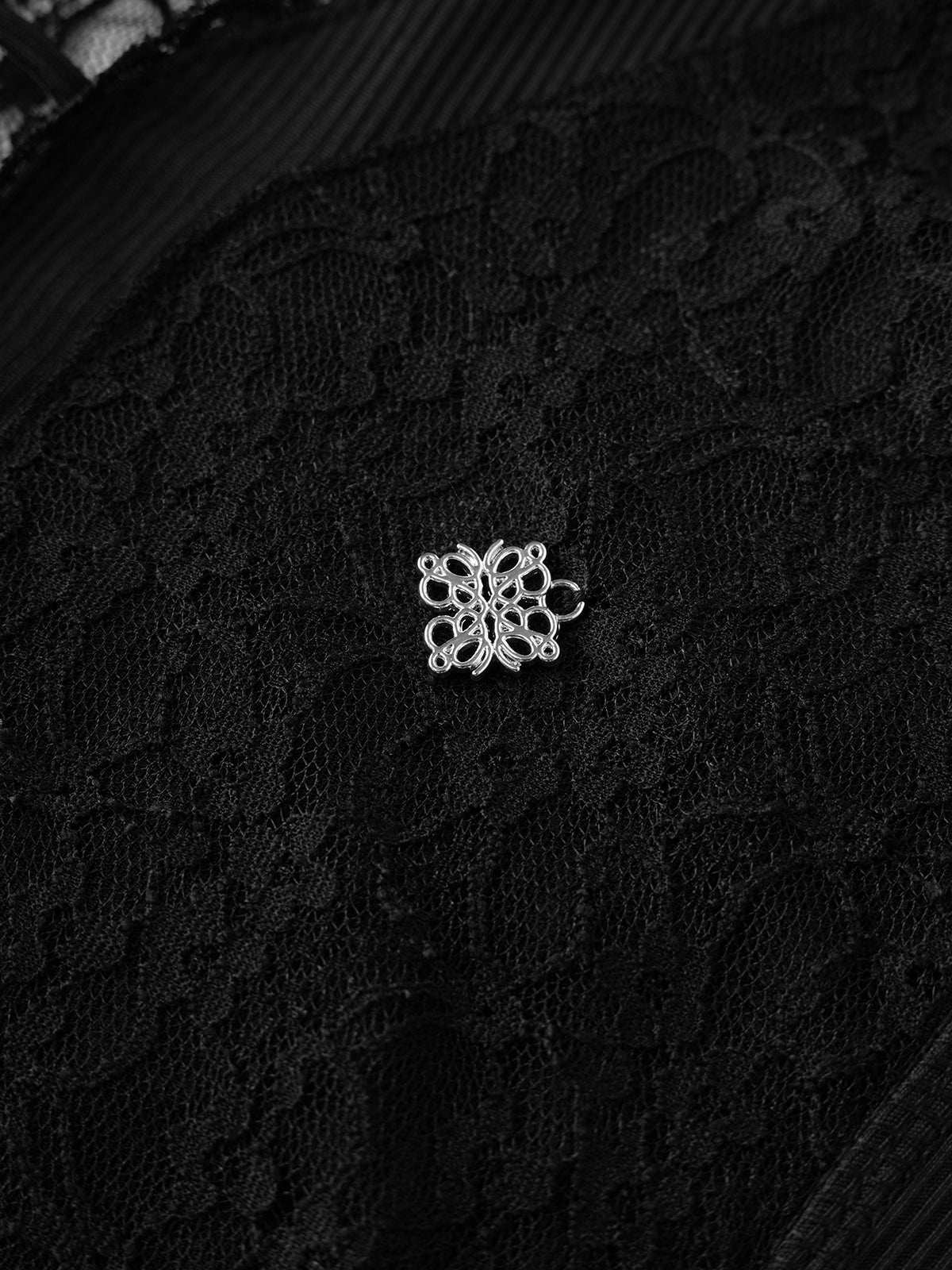 After Dark Email Tee - Lace Black
