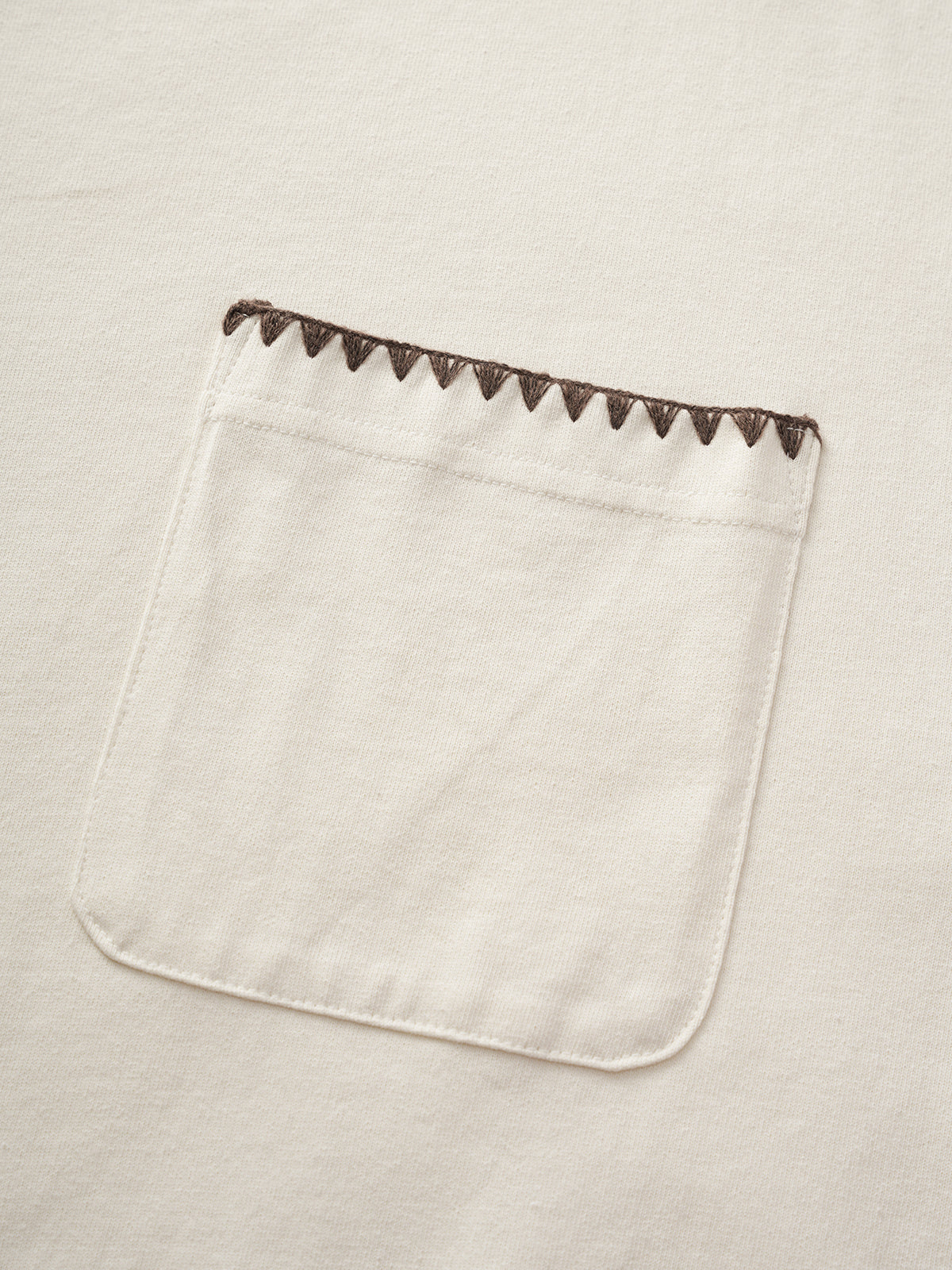Co-ed Dorm Baggy Pocket T-Shirt - White