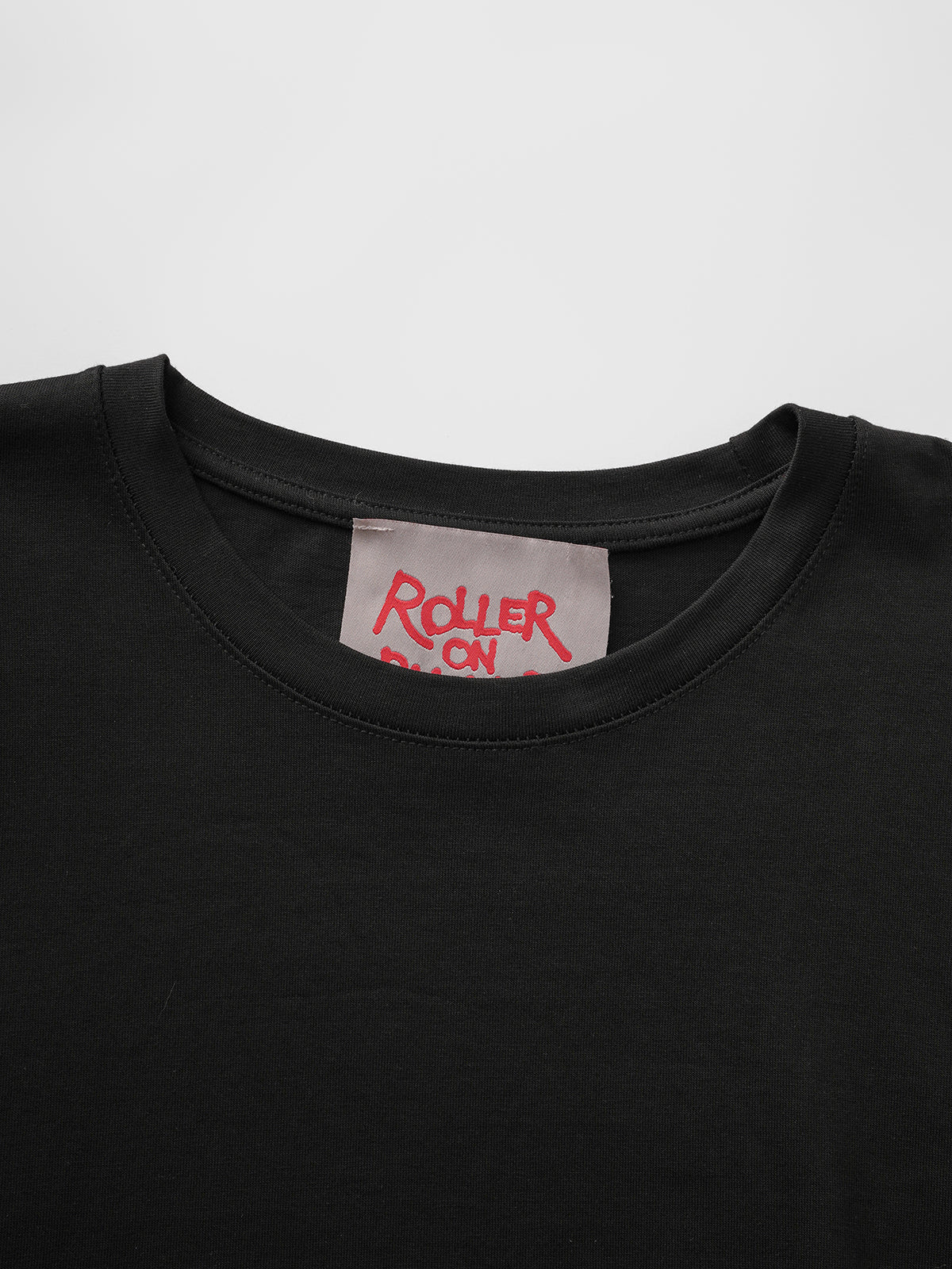 Co-ed Dorm Baggy Leopard Layered T-Shirt - Black