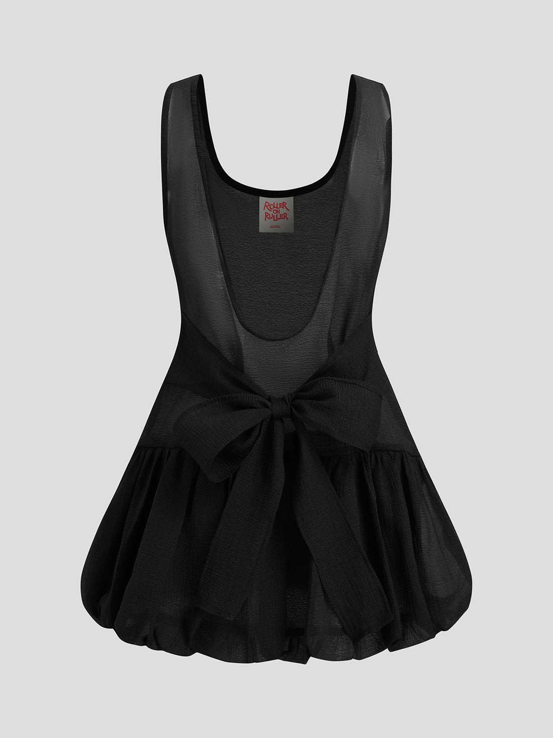 Peplum Pulse Tank Top - Black Black