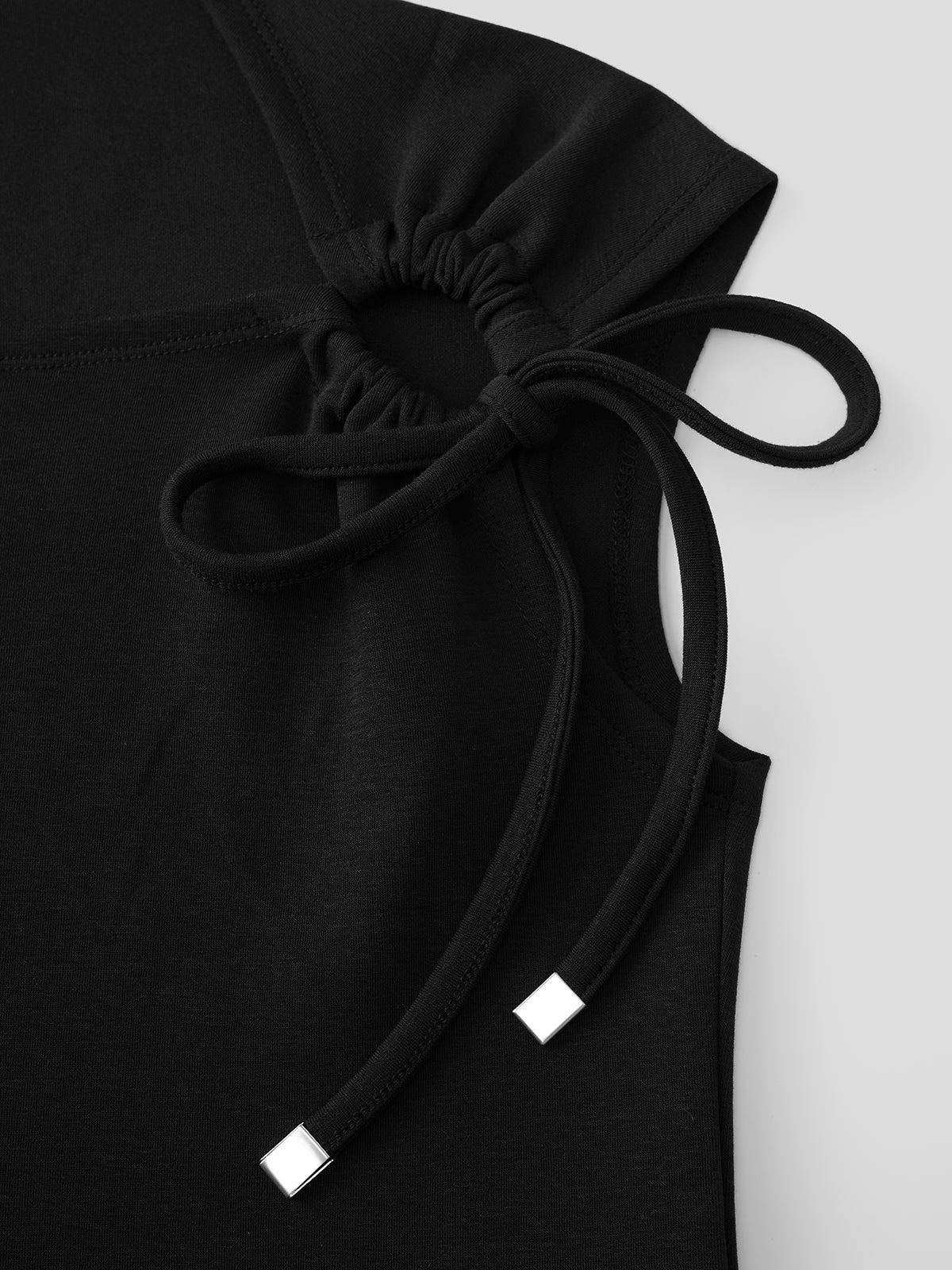 Backroom Hours Dress - Shadow Black