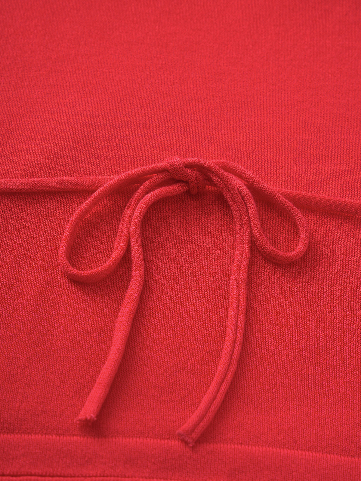 Soft Cue Knit Tee – Signal Red