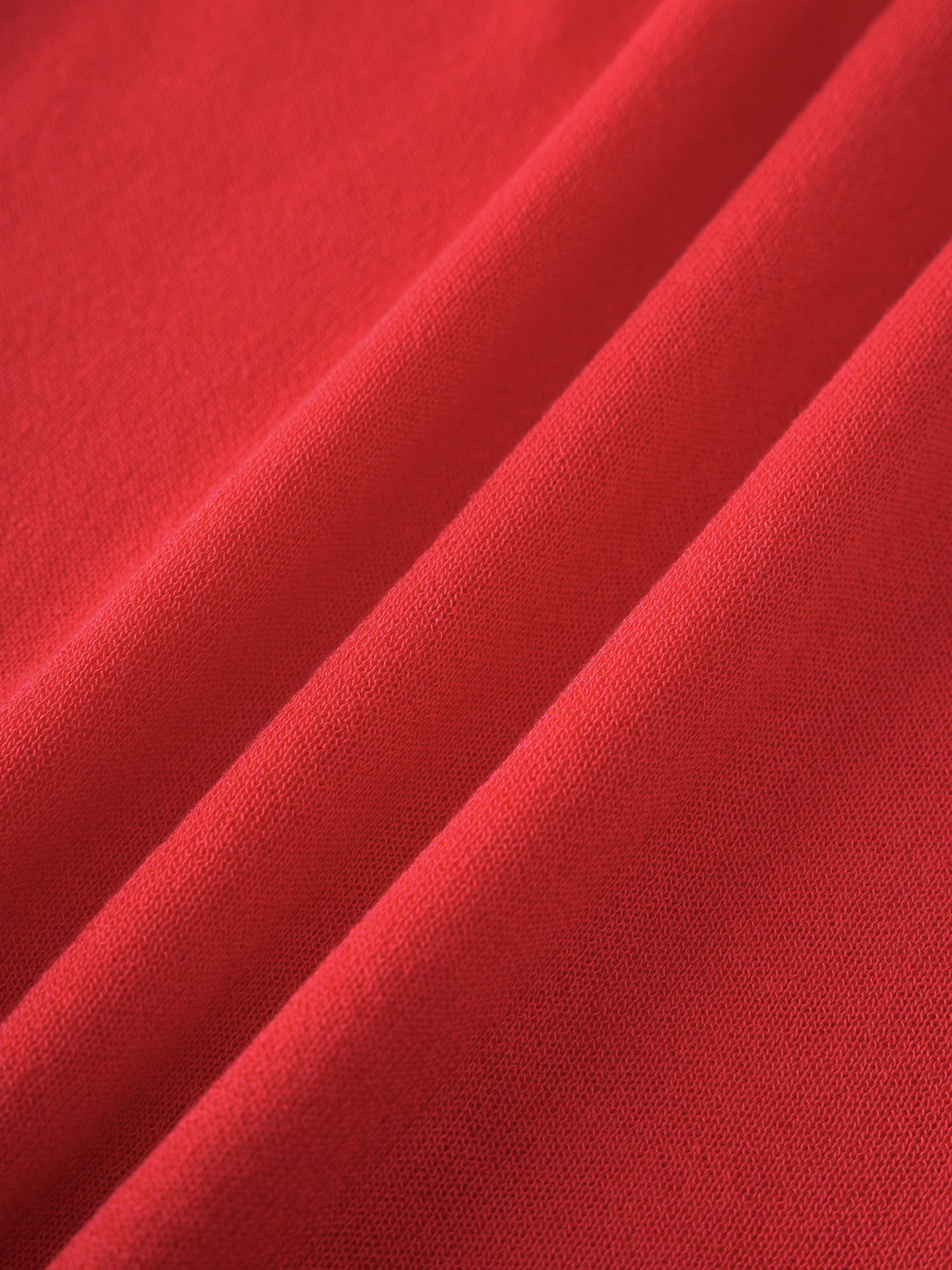 Soft Cue Knit Tee – Signal Red