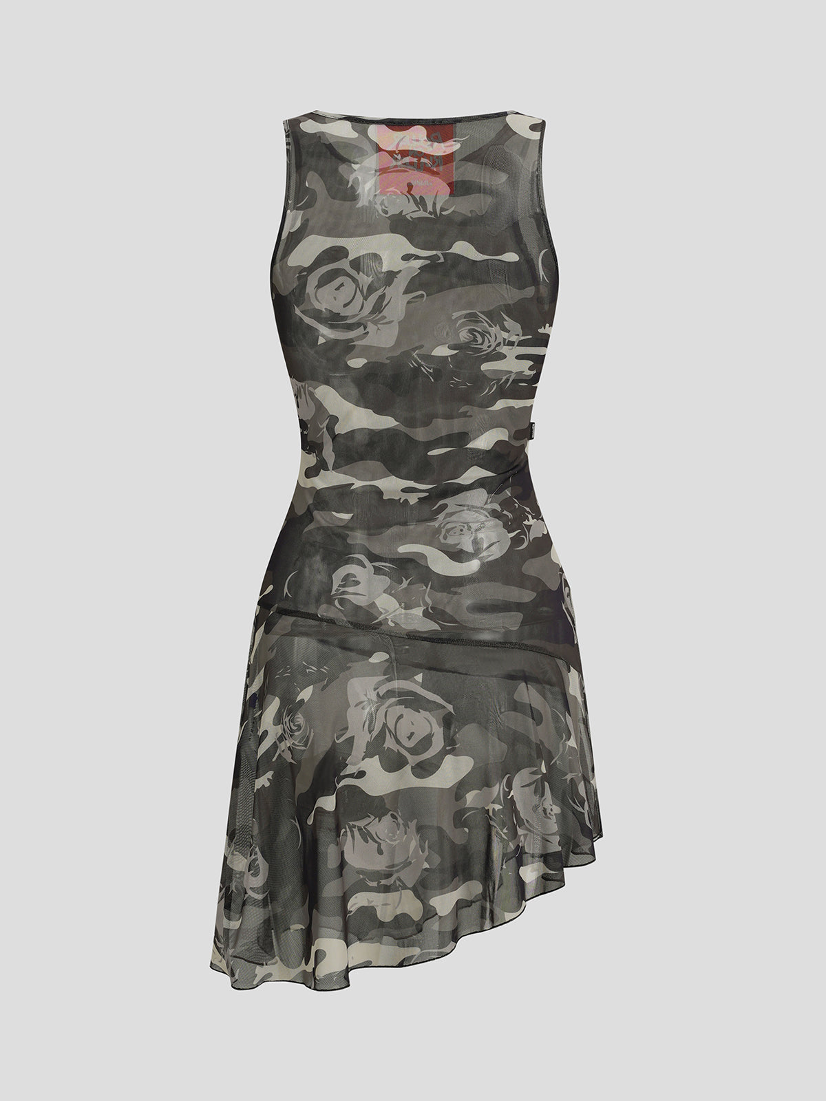 Concrete Garden Mesh Dress - Smoke Grey