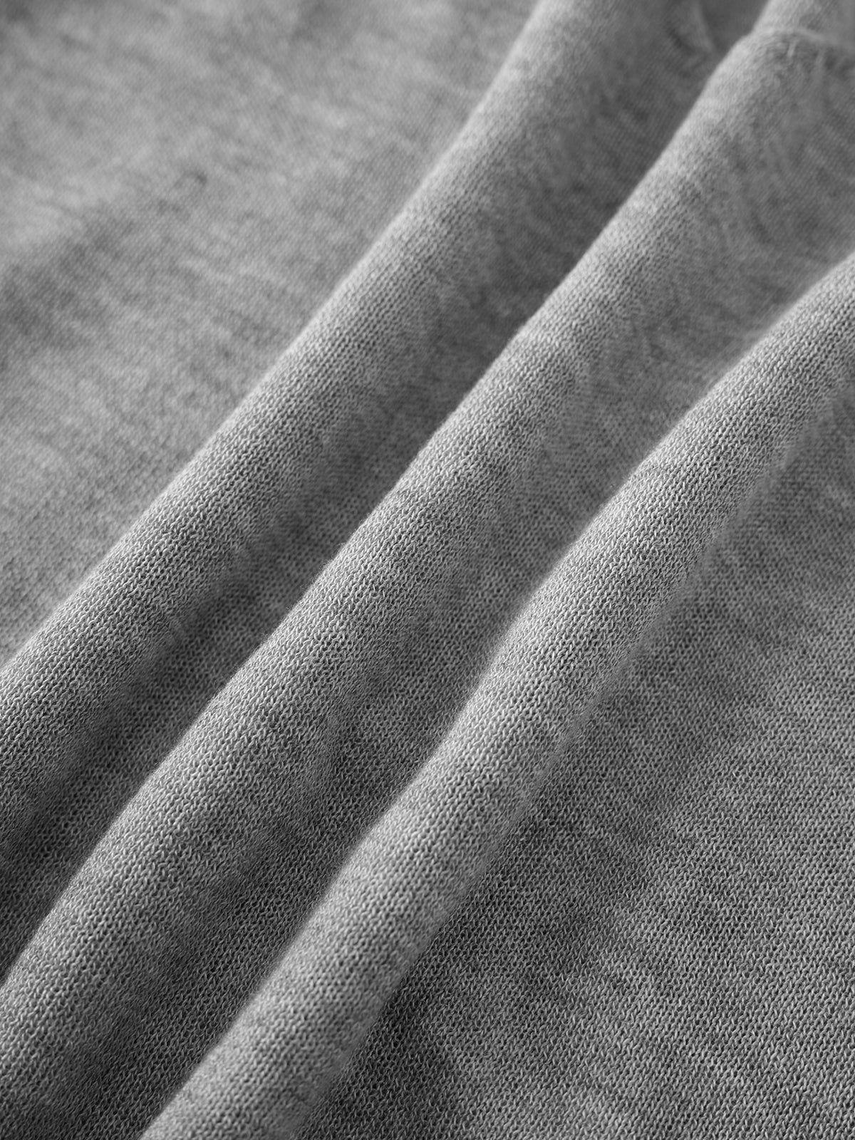 Soft Cue Knit Tee – Sidewalk Grey