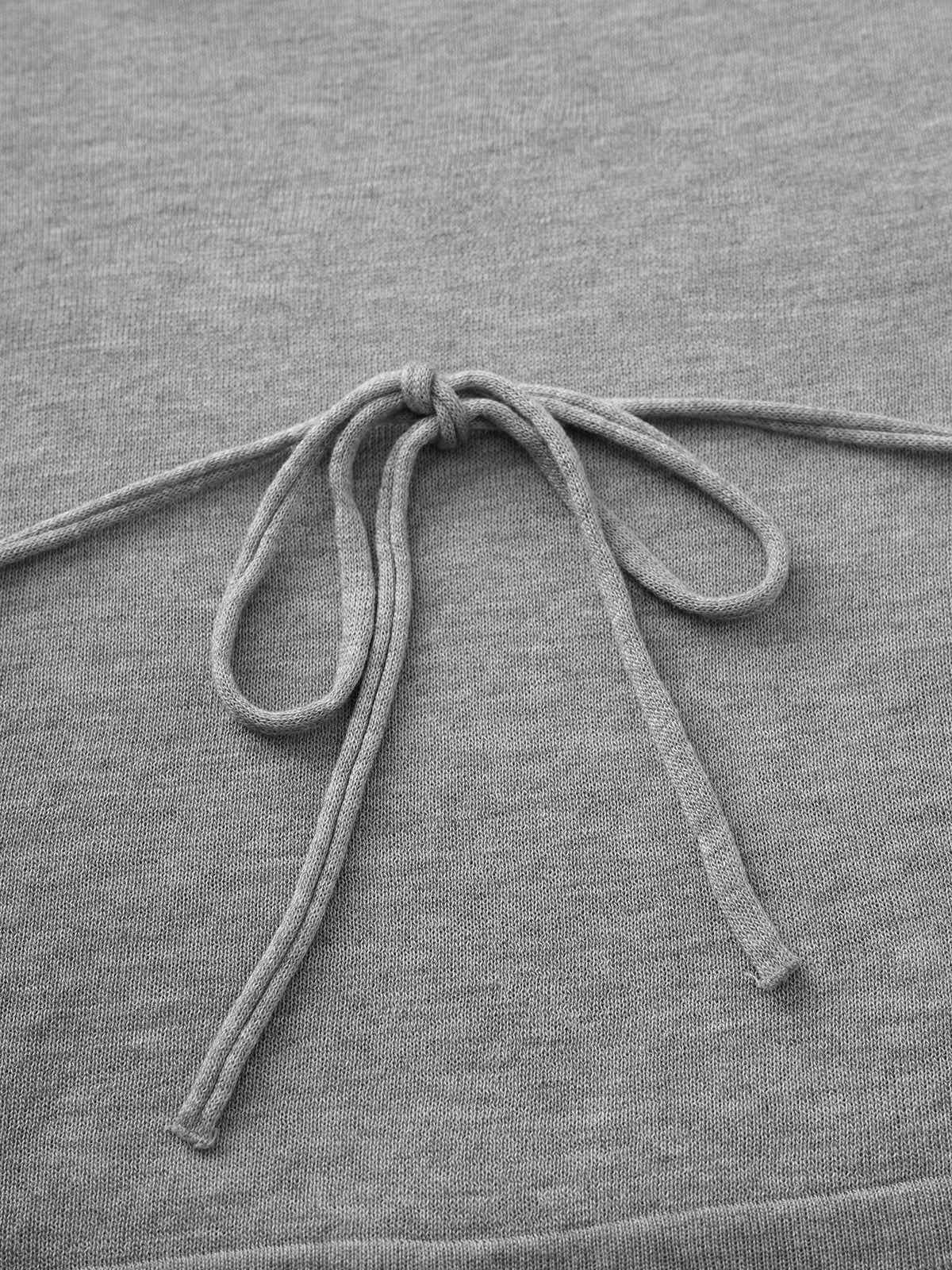 Soft Cue Knit Tee – Sidewalk Grey