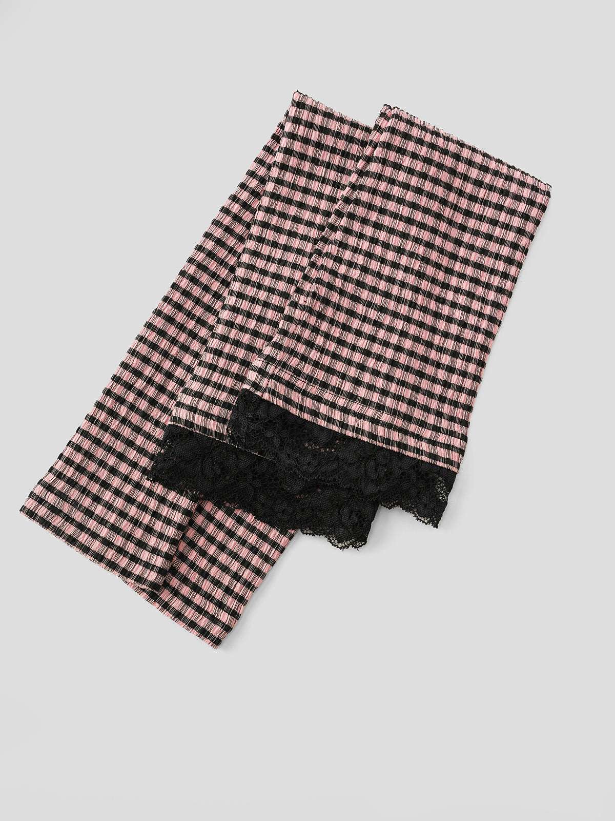 Static Wave Sleeve Top - Wine Stripe