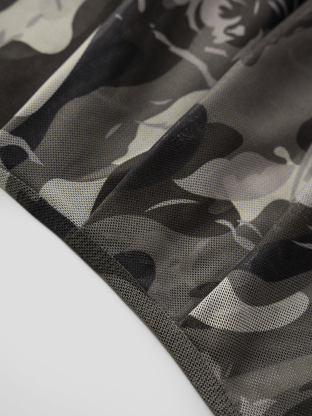 Concrete Garden Mesh Dress - Smoke Grey