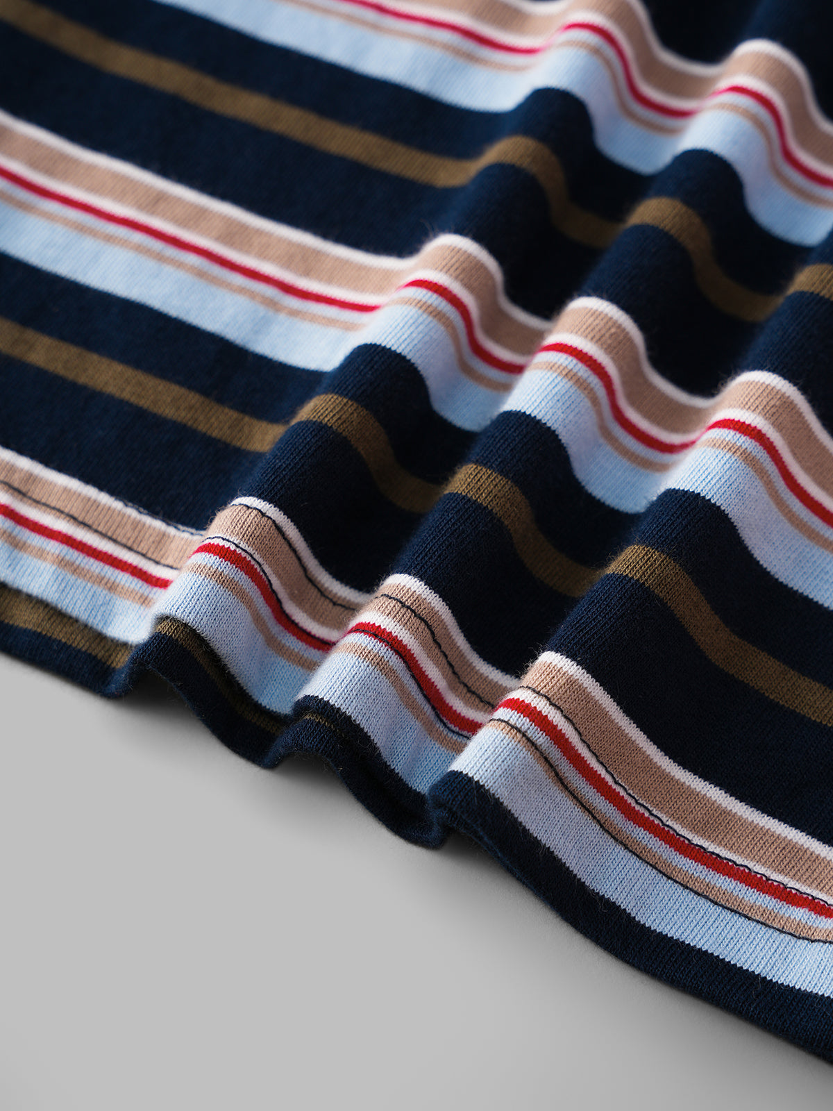Borrowed Collar Tee - Ink Stripe