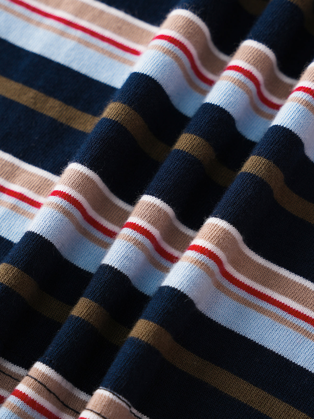 Borrowed Collar Tee - Ink Stripe