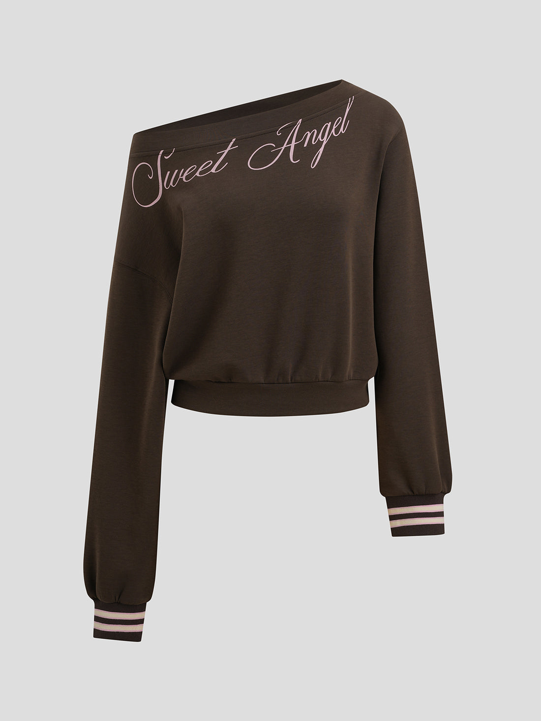 Angel Serve Set Hoodie - Brown Pink
