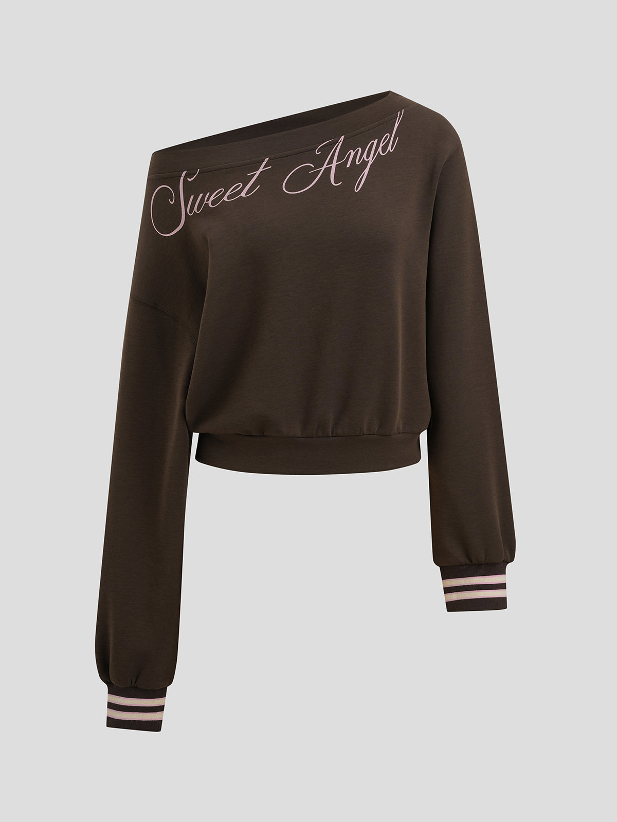 Angel Serve Set Hoodie - Brown Pink