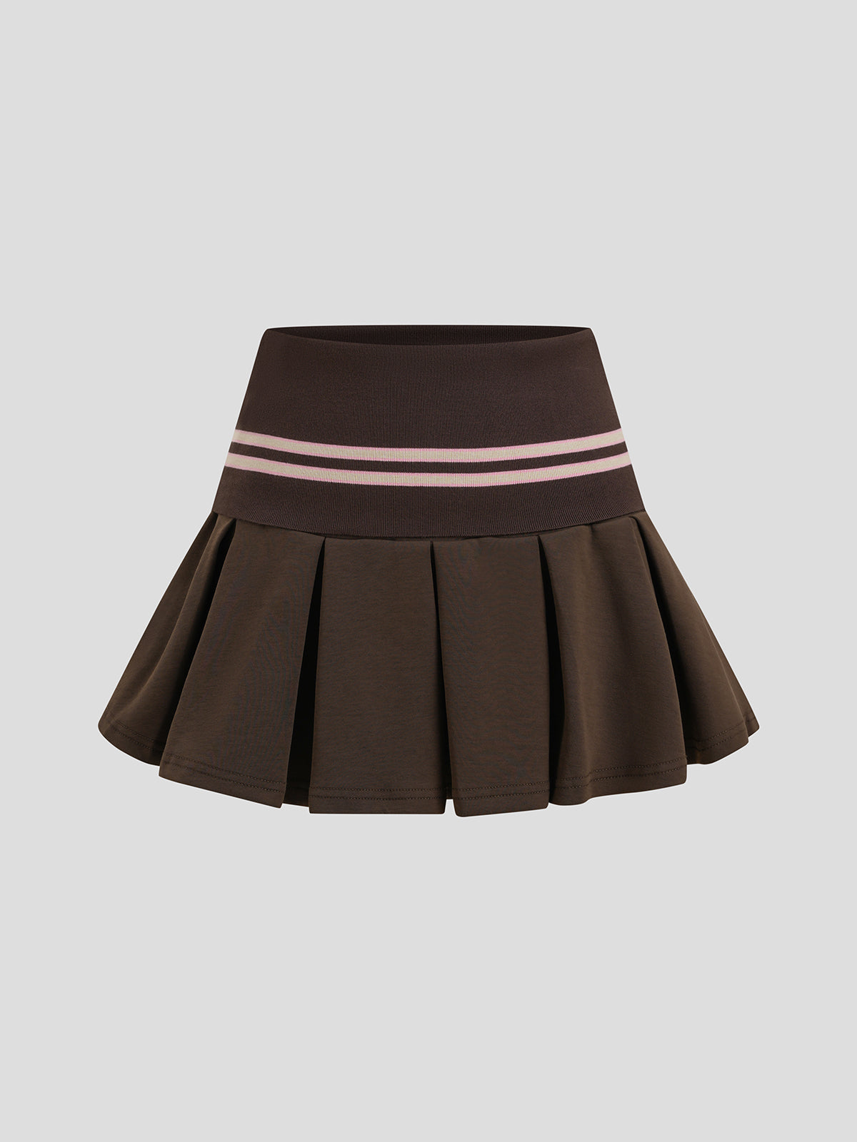 Angel Serve Set Skirt - Brown Pink