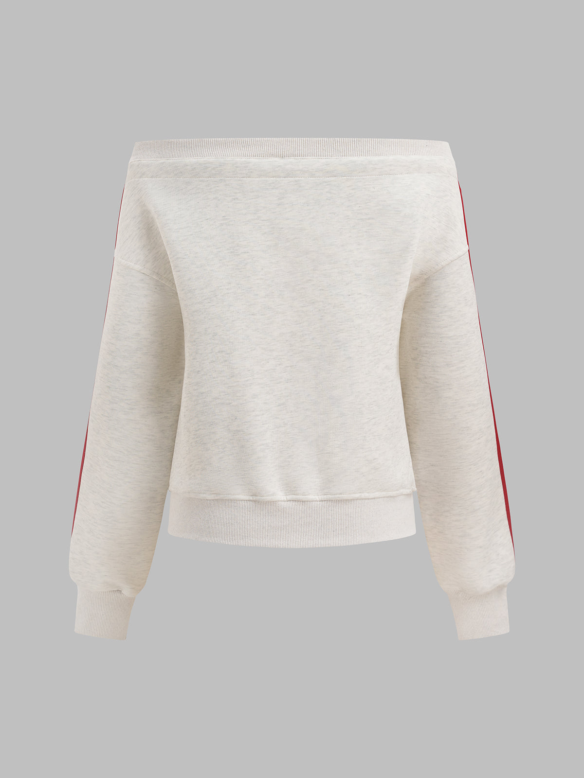 Court Side Offshoulder Jacket - Ivory Track