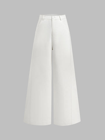 City Stroll Suit Pants - White Cloud