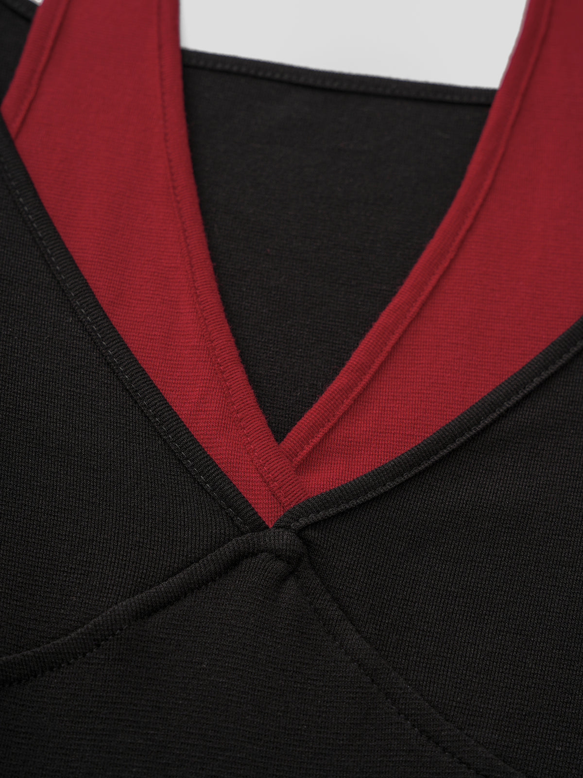 Peak Hour Sleeve Top - Ink Scarlet