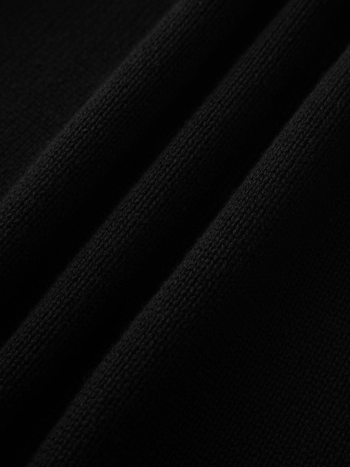Bloom Band Knit Tee – Black White